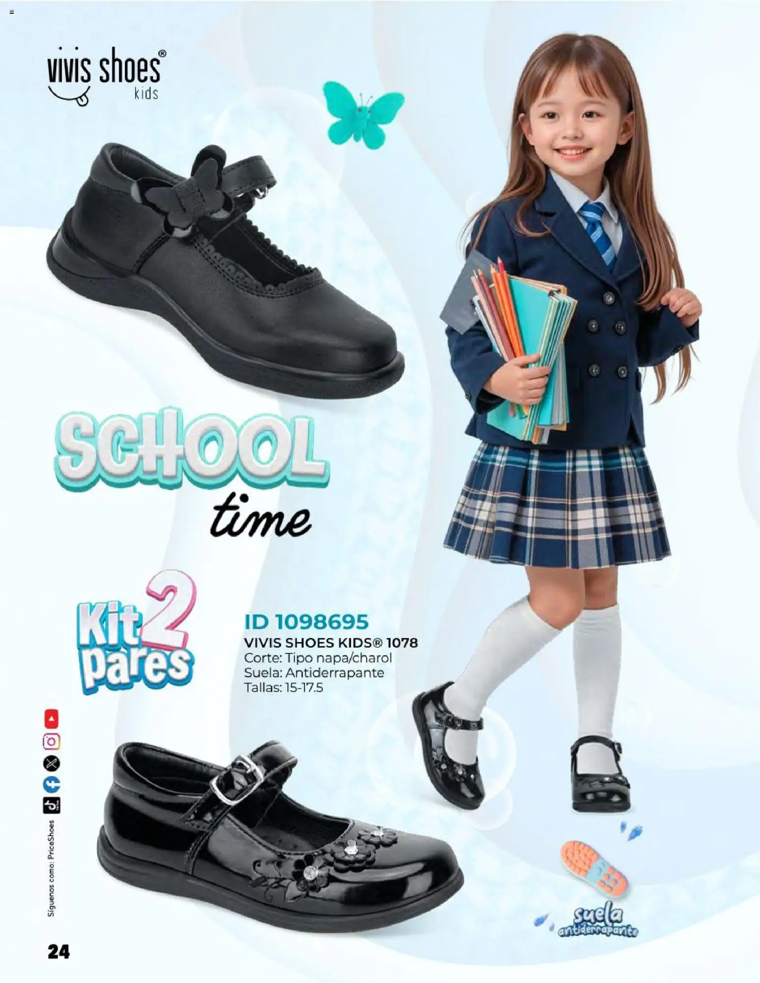 Nuevas ofertas de Price Shoes válidas en toda la República Mexicana desde el 27.10.2025. ¡Encuentra las mejores ofertas en Price Shoes catálogo Kids todo en uno! | Página: 24