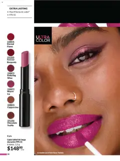 Nuevas ofertas de AVON válidas en toda la República Mexicana desde el 13.09.2025. ¡Encuentra las mejores ofertas en Lápiz labial de larga duración FPS 15, 6 tonos. 1,5 g! | Página: 33