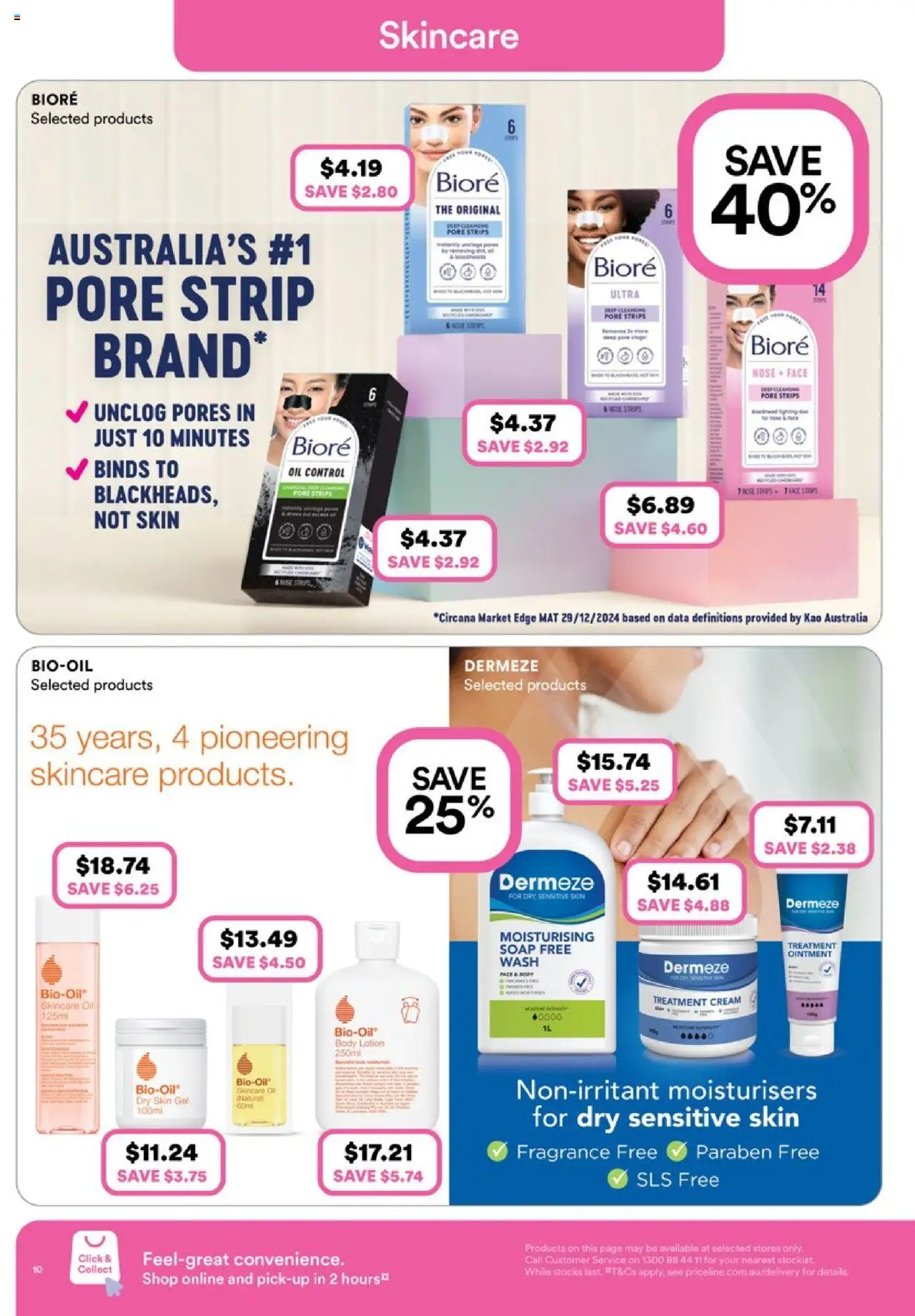 Priceline Pharmacy catalogue - valid from 25.09.2025 | Page: 10 | Products: Oil, Soap, Sensitive skin, Treatment