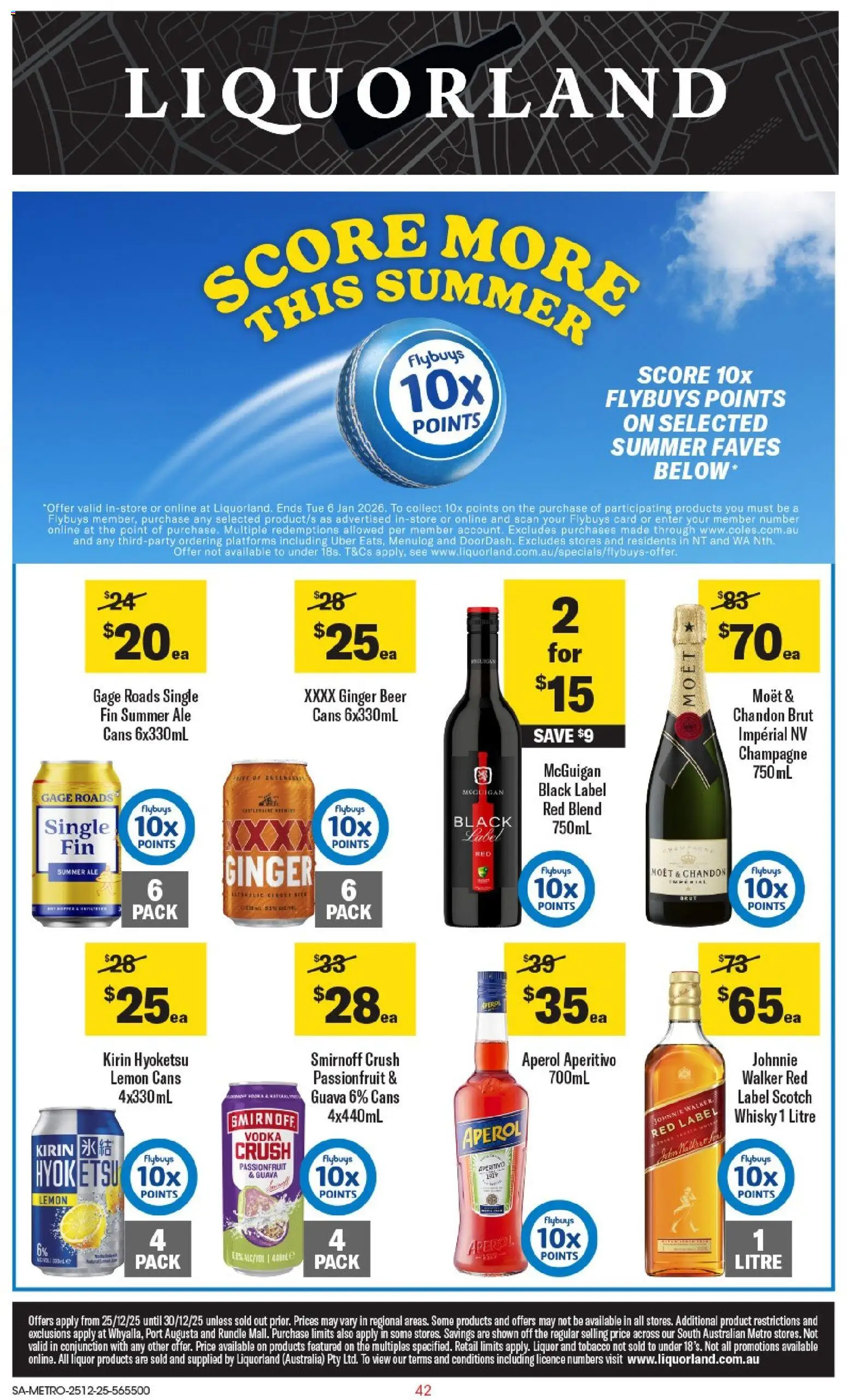 Coles catalogue - valid from 25.12.2025 | Page: 43 | Products: Ginger, Platforms, Vodka, Lemon