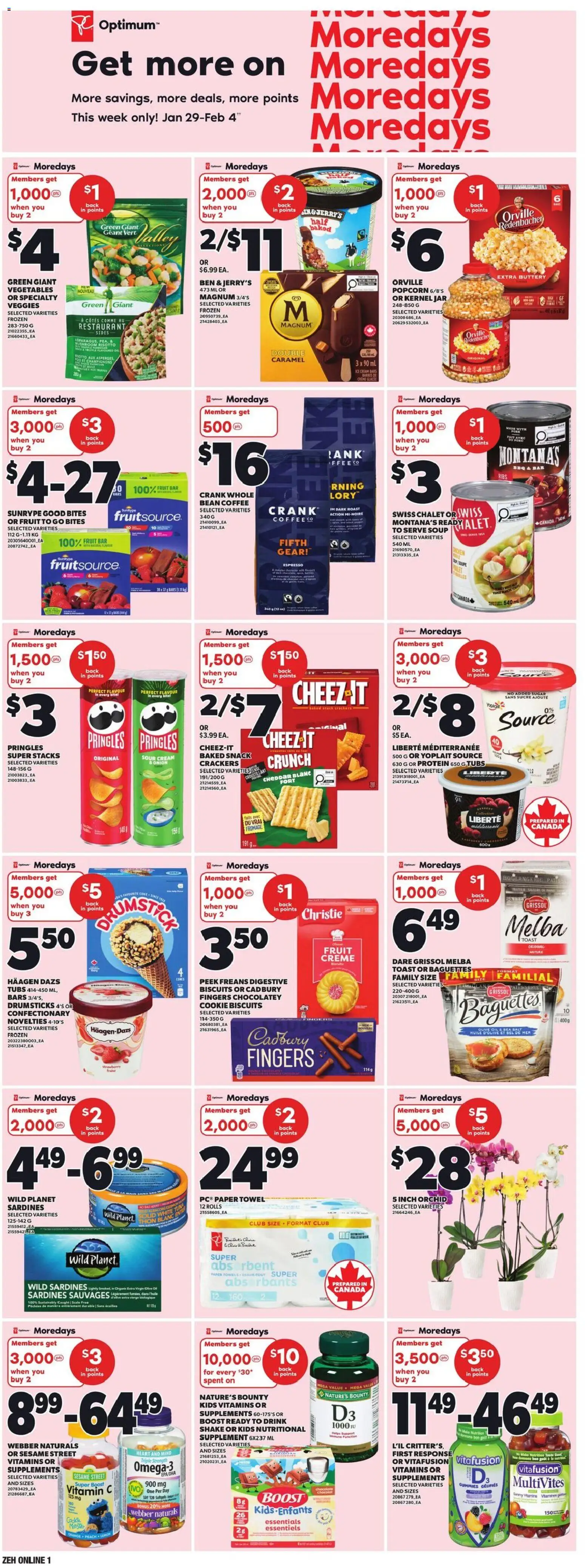 Zehrs flyer valid from 29.01.2026 | Page: 7 | Products: Sour cream, Cream, Oil, Chocolate