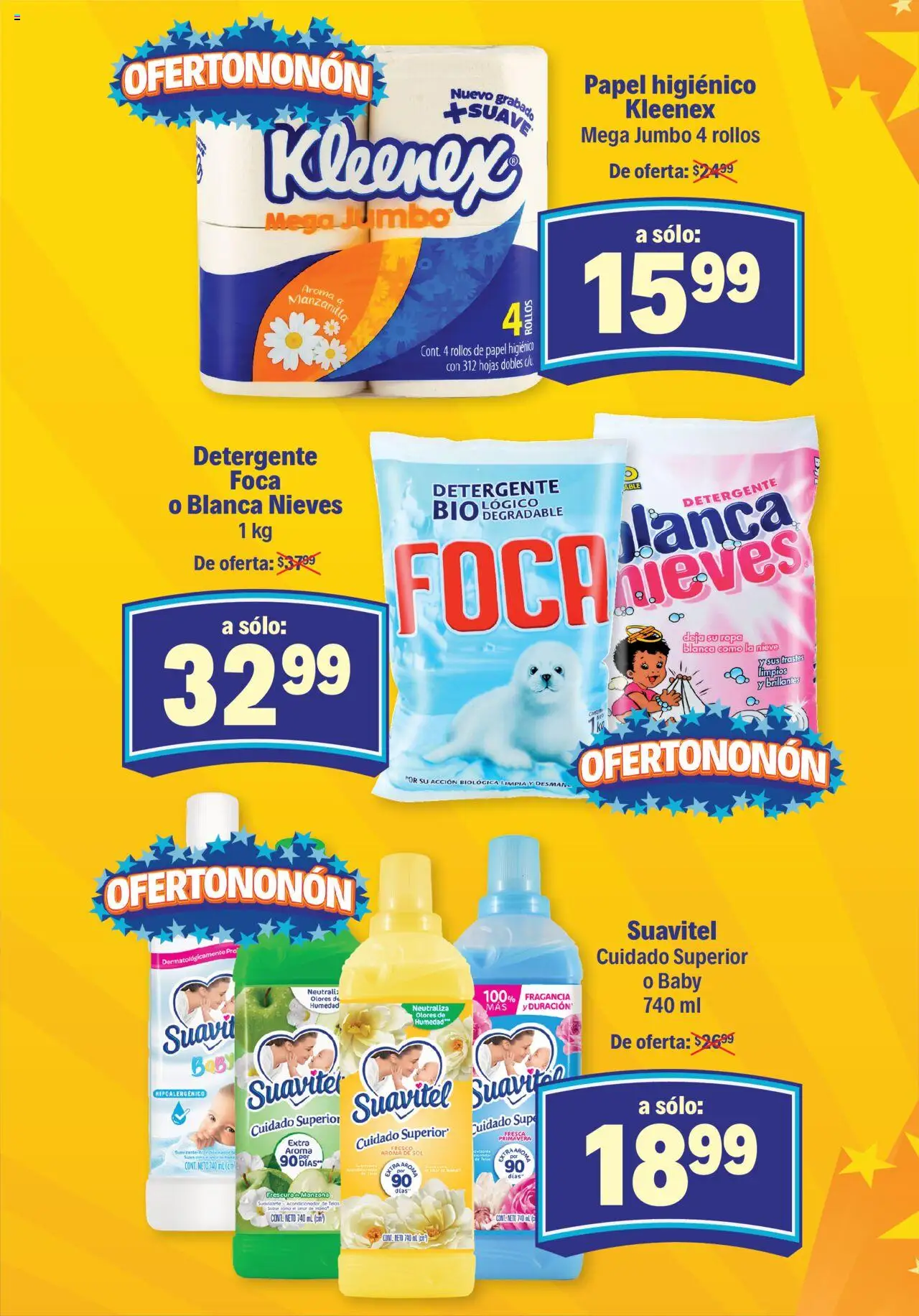 Nuevas ofertas de S-Mart válidas en toda la República Mexicana desde el 03.10.2025. ¡Encuentra las mejores ofertas en S-Mart - Folleto de Feria - Chihuahua! | Página: 1 | Productos: Detergente, Manzana, Suavizante, Fragancia