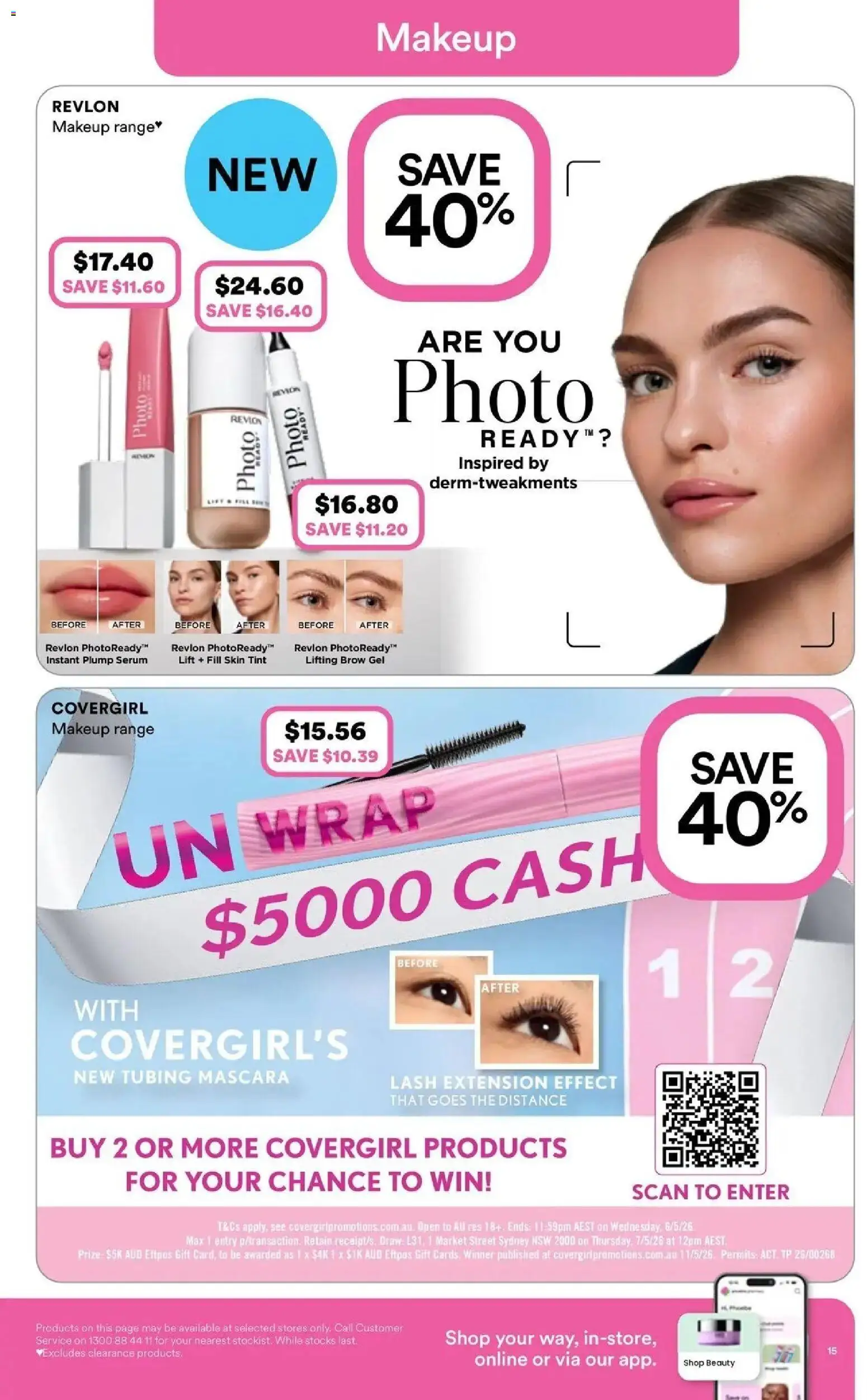Priceline Pharmacy catalogue - valid from 08.04.2026 | Page: 15 | Products: Mascara, Makeup