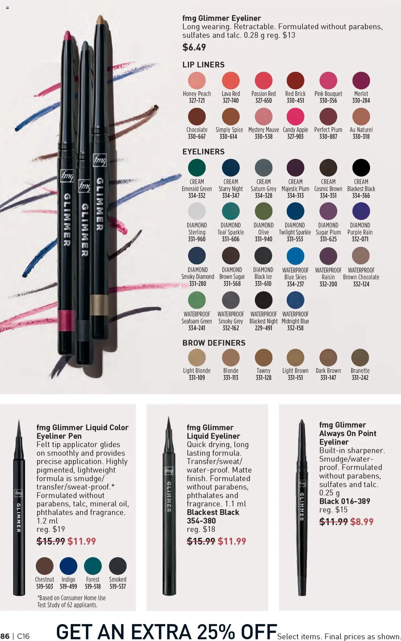 Avon flyer valid from 31.07.2025 | Page: 86 | Products: Cream, Eyeliner, Chocolate