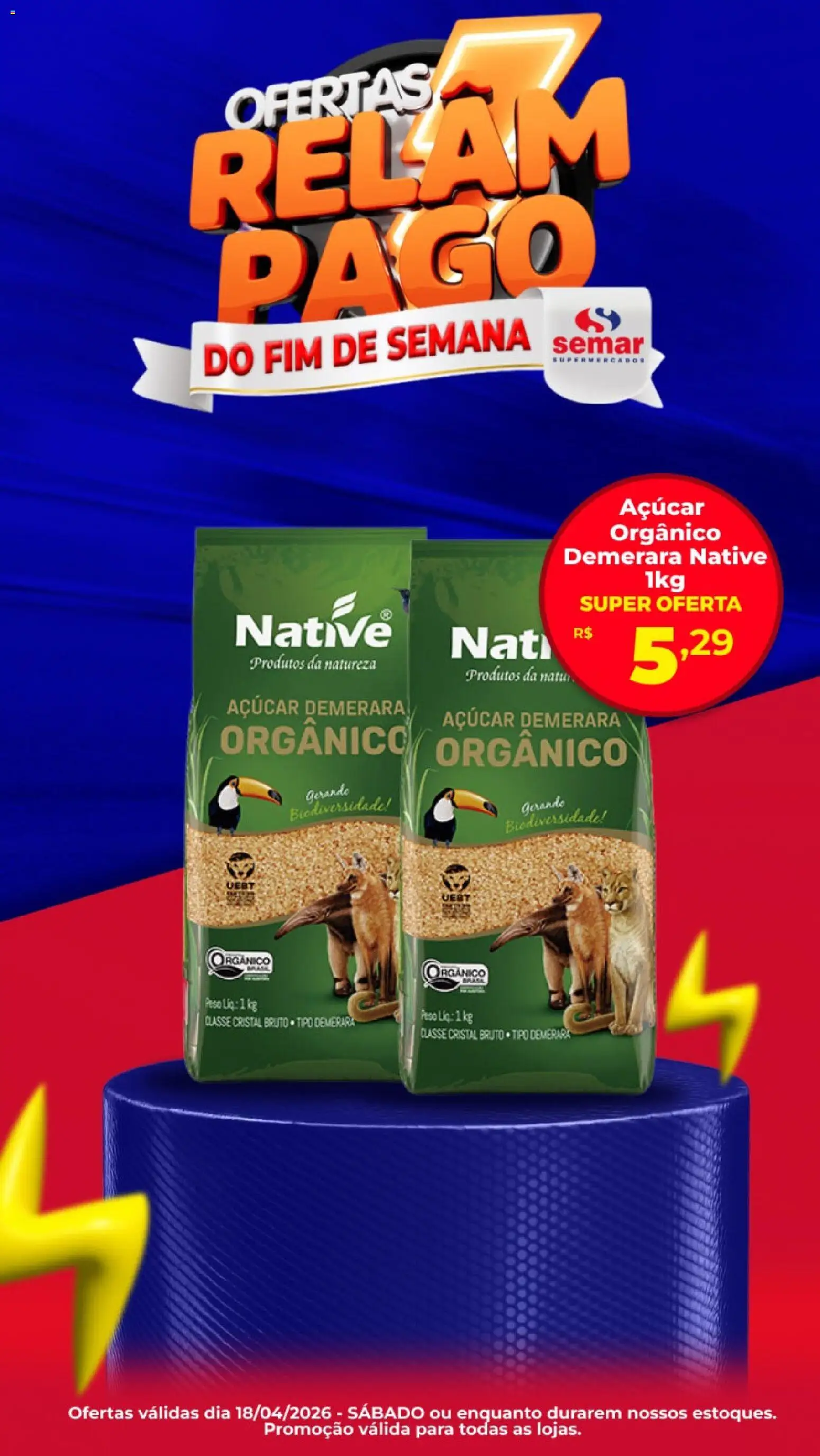 Semar Supermercado Folheto - válido de 18.04.2026 | Página: 2 | Produtos: Açúcar demerara, Açúcar