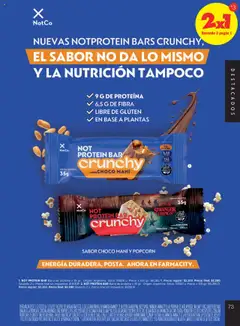 Vista previa Farmacity catálogo válido desde el 01.10.2025 | Página: 73 | Productos: Suplemento dietario, Mani, Té