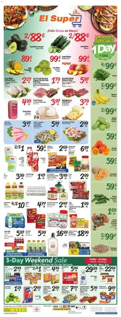 Preview of El Super weekly ads valid from 29.04.2026
