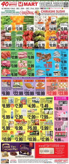 Preview of Hmart weekly ads valid from 25.12.2025