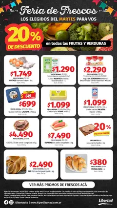 Vista previa Hipermercado Libertad - Feria de Frescos - CENTRO válido desde el 26.08.2025