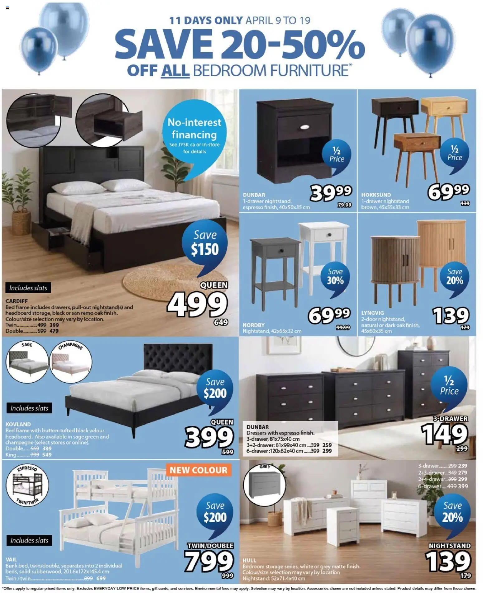 JYSK flyer valid from 09.04.2026 | Page: 13 | Products: Bed