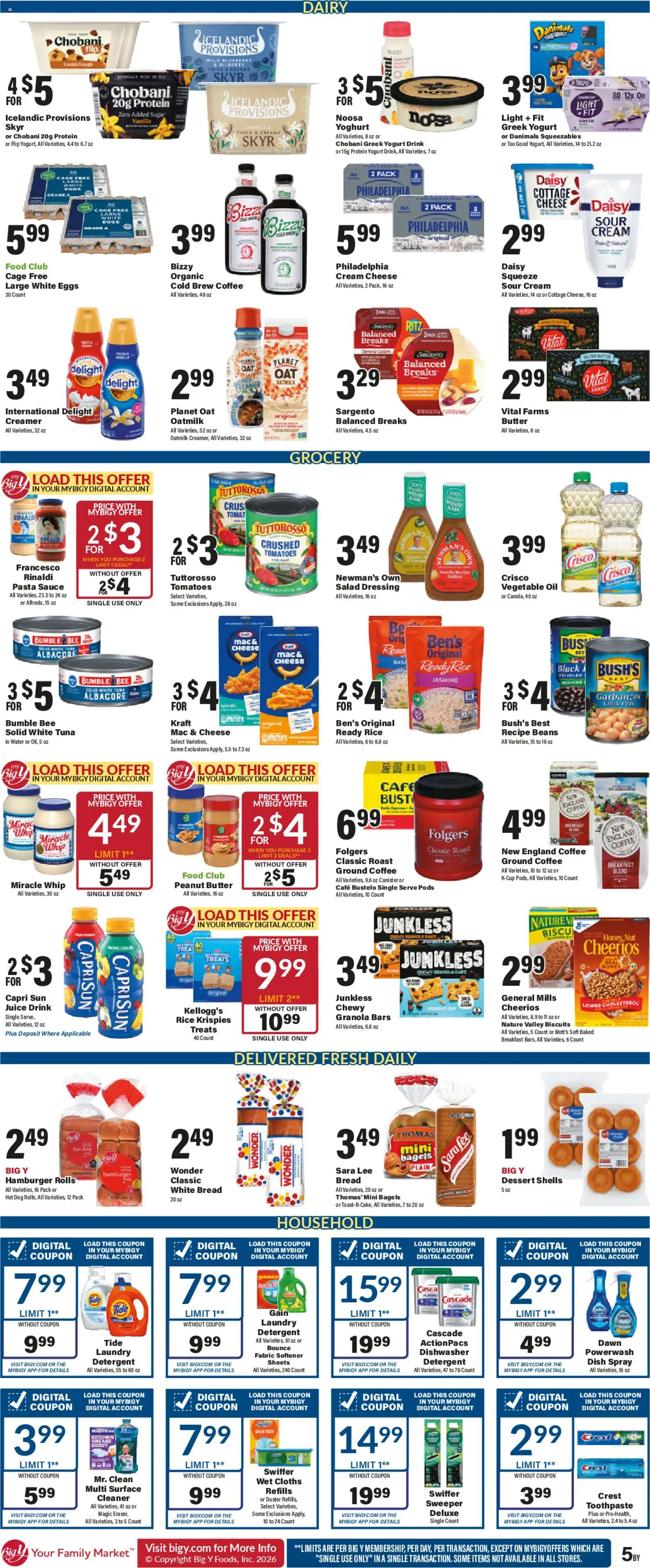 Big Y Weekly Ad - valid from 30.04.2026 | Page: 7 | Products: Rice, Detergent, Pasta, Sauce
