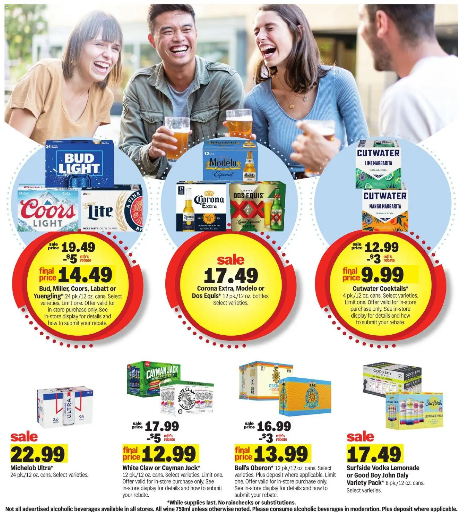 Meijer Weekly Ad - MI - valid from 22.04.2026 | Page: 27 | Products: Wine, Vodka, Mango, Lime
