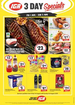 Preview of IGA - Weekend Specials - valid from 01.08.2025