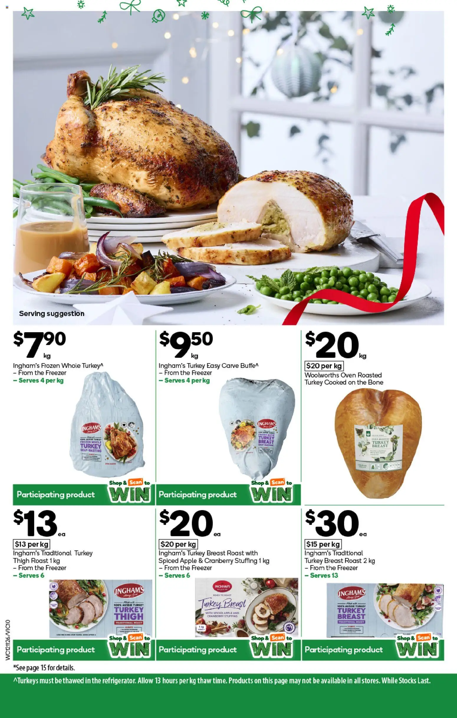 Woolworths catalogue - valid from 12.11.2025 | Page: 10 | Products: Turkey, Freezer, Oven