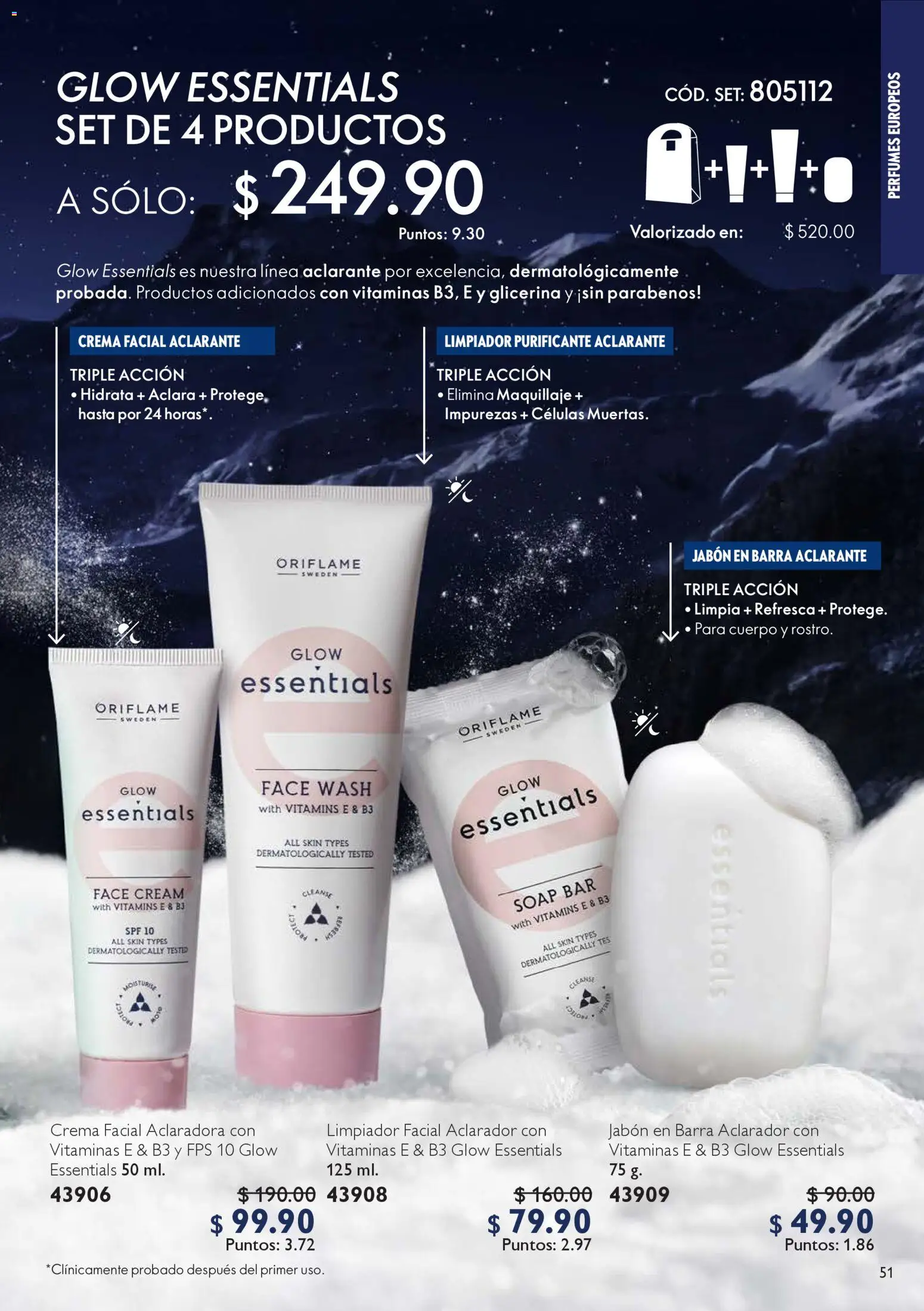 Nuevas ofertas de Oriflame válidas en toda la República Mexicana desde el 06.12.2025. ¡Encuentra las mejores ofertas en Oriflame campaña 12 2025! | Página: 51 | Productos: Limpiador, Limpiador facial, Barra, Jabón