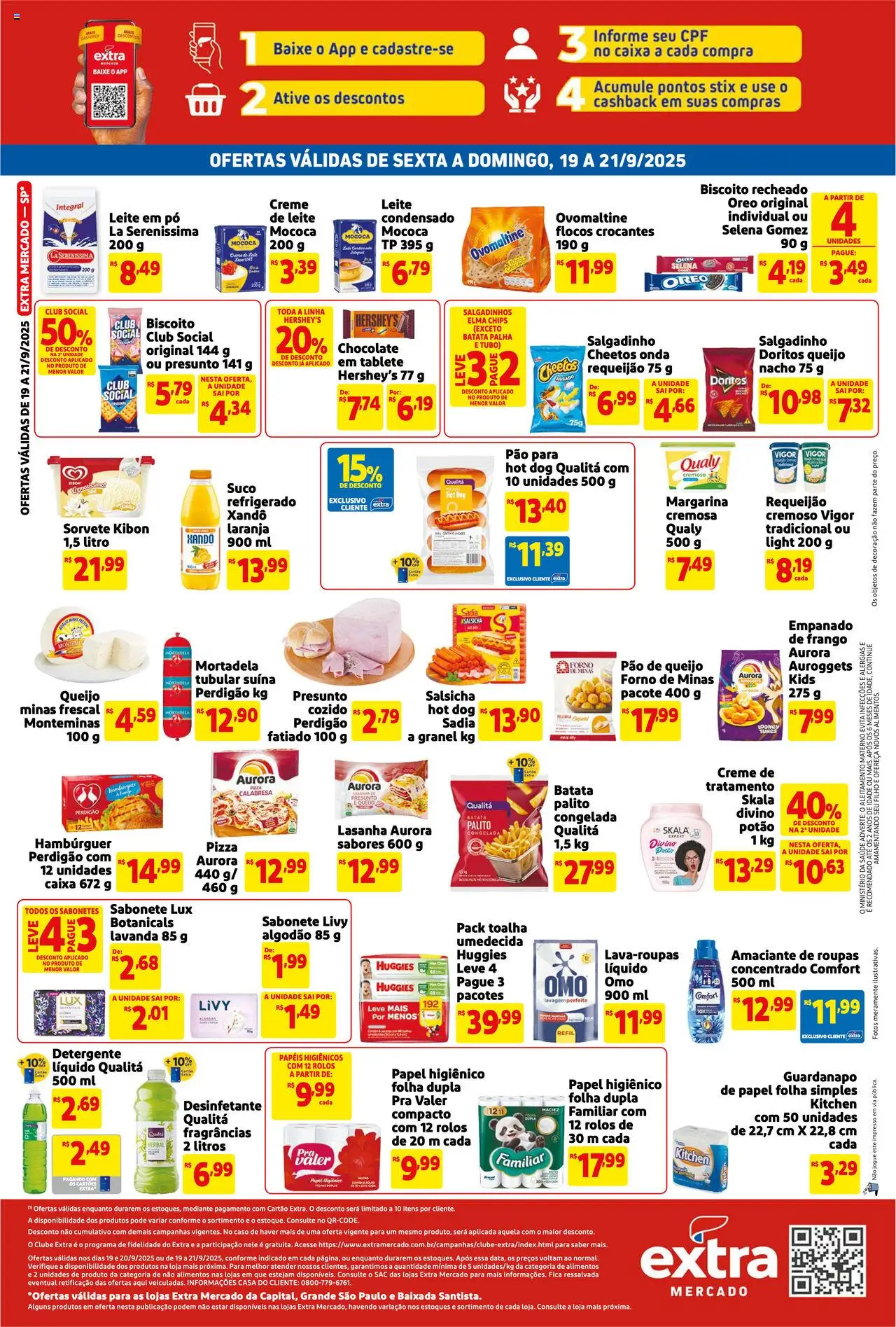 Extra Folheto - válido de 19.09.2025 | Página: 2 | Produtos: Pó, Biscoito, Creme, Batata palha