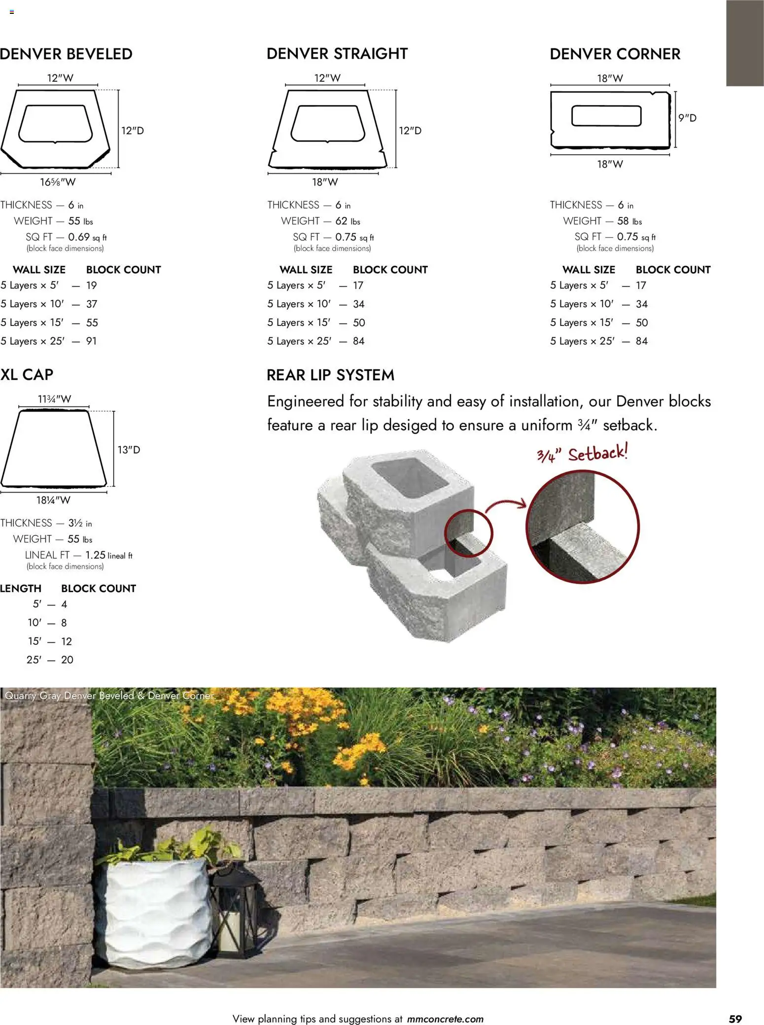 Menards Landscape Catalog - valid from 02.04.2026 | Page: 59 | Products: Cap, Weight