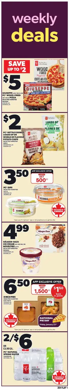Preview of Zehrs weekly flyer / circulaire from shop Zehrs valid from 22.01.2026
