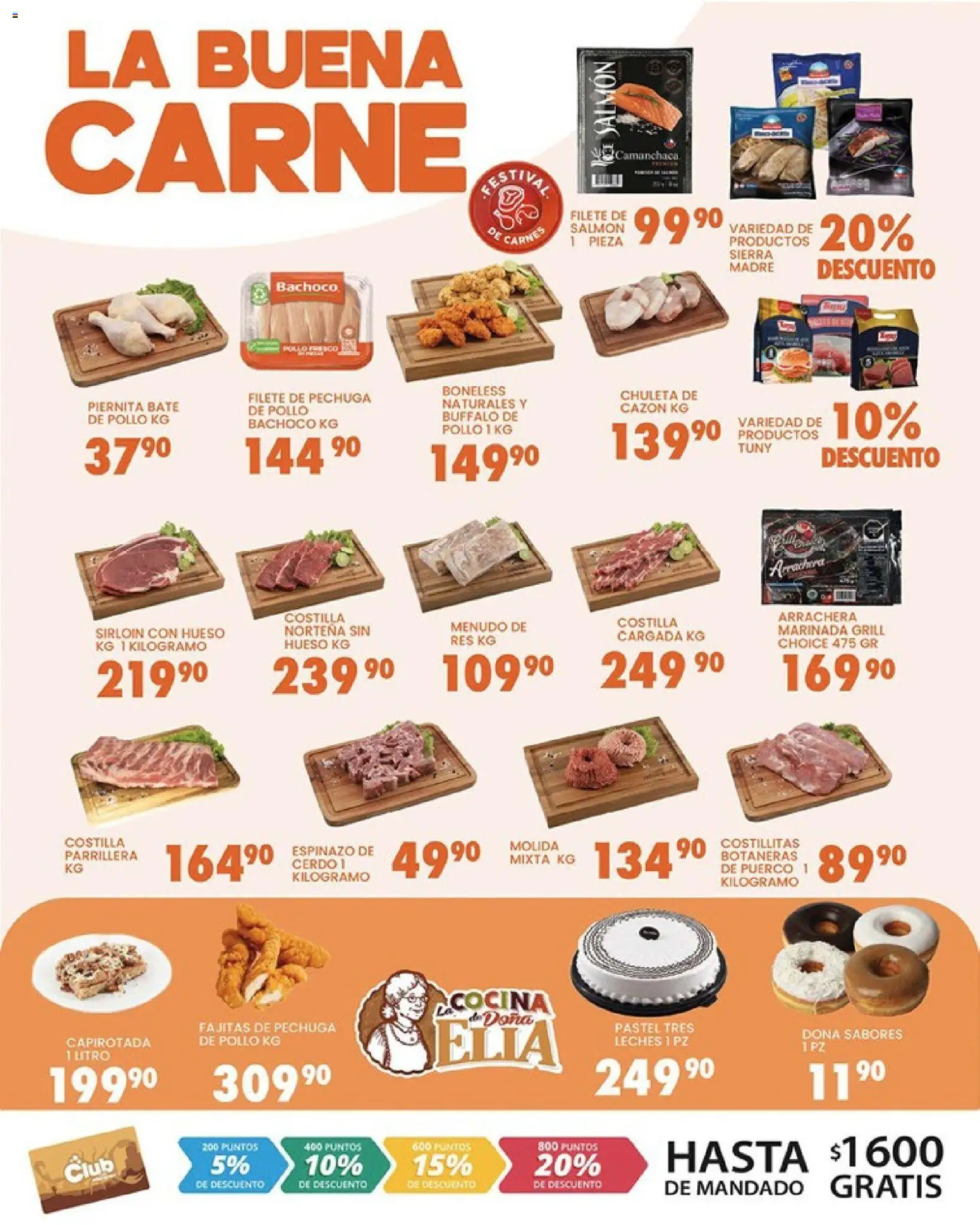 Nuevas ofertas de Alsuper válidas en toda la República Mexicana desde el 27.03.2026. ¡Encuentra las mejores ofertas en Alsuper folleto Durango! | Página: 2 | Productos: Pollo, Cerdo, Cocina, Sierra