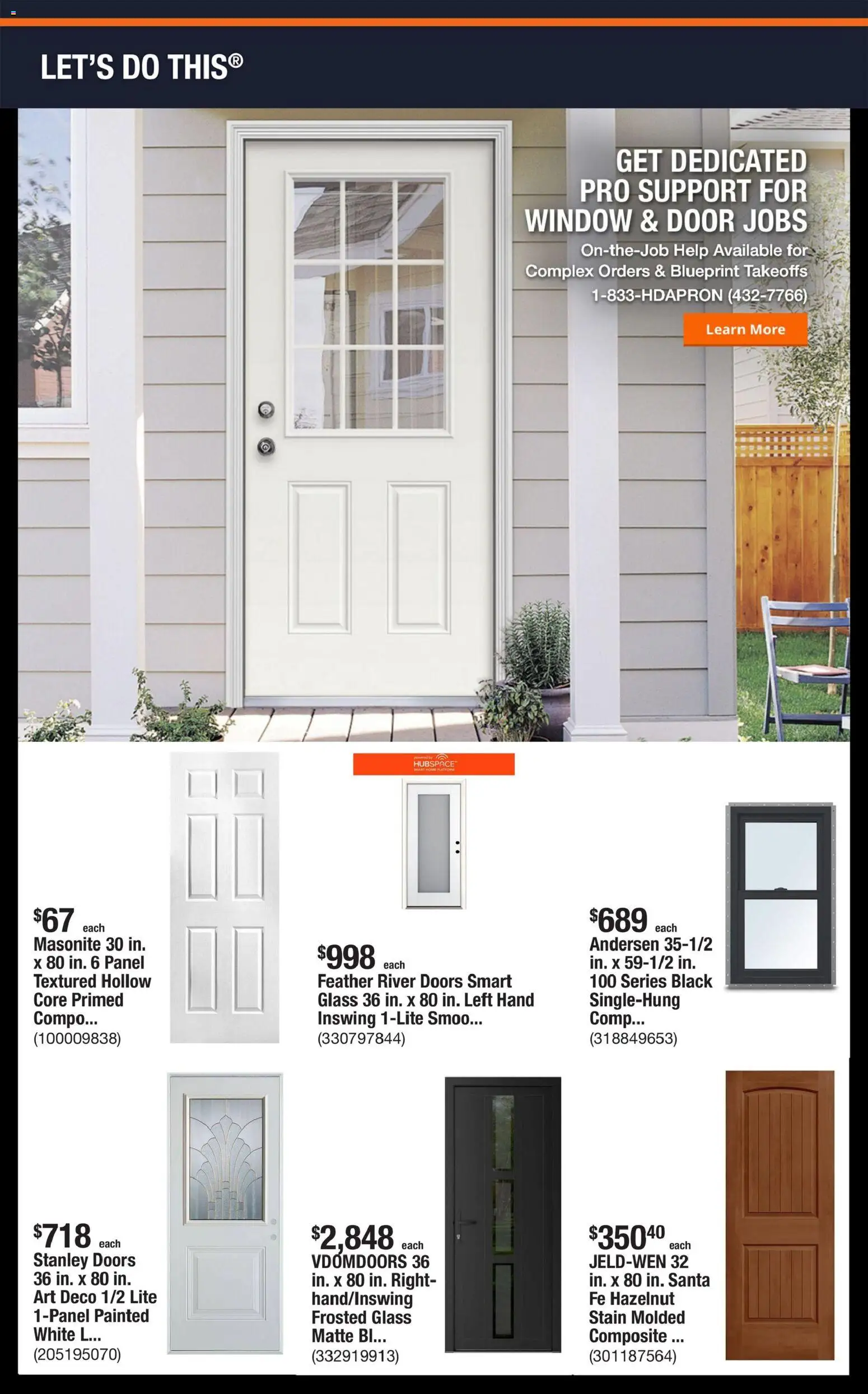 Home Depot Shop Pro Ad - AZ - valid from 23.02.2026 | Page: 3 | Products: Masonite