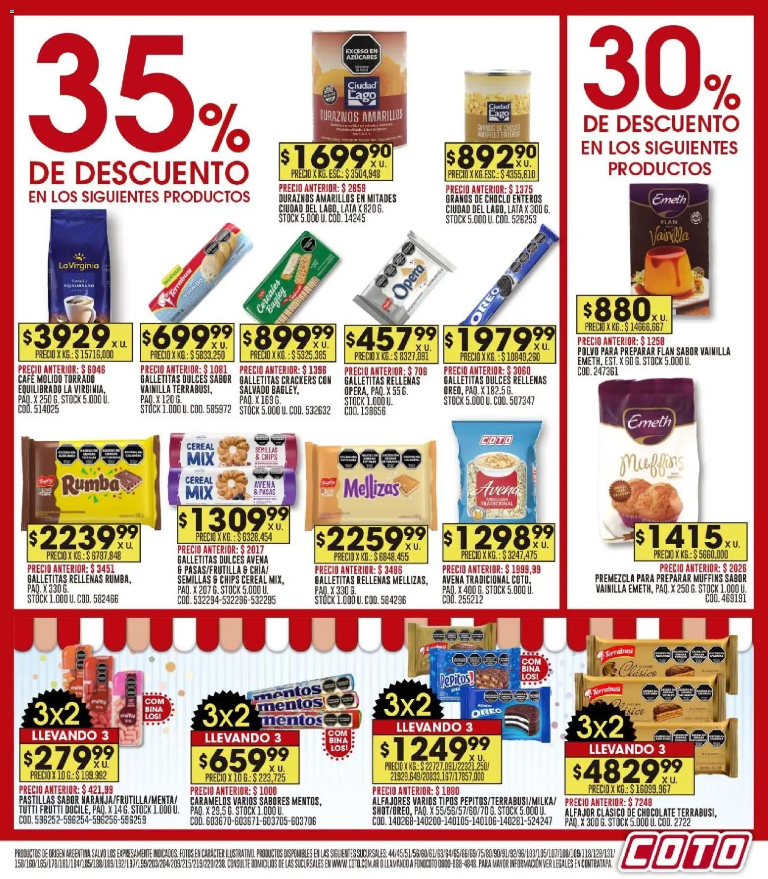 Coto - Ofertas │ válido desde el 03.11.2025 | Página: 11 | Productos: Galletitas, Choclo, Semillas, Café