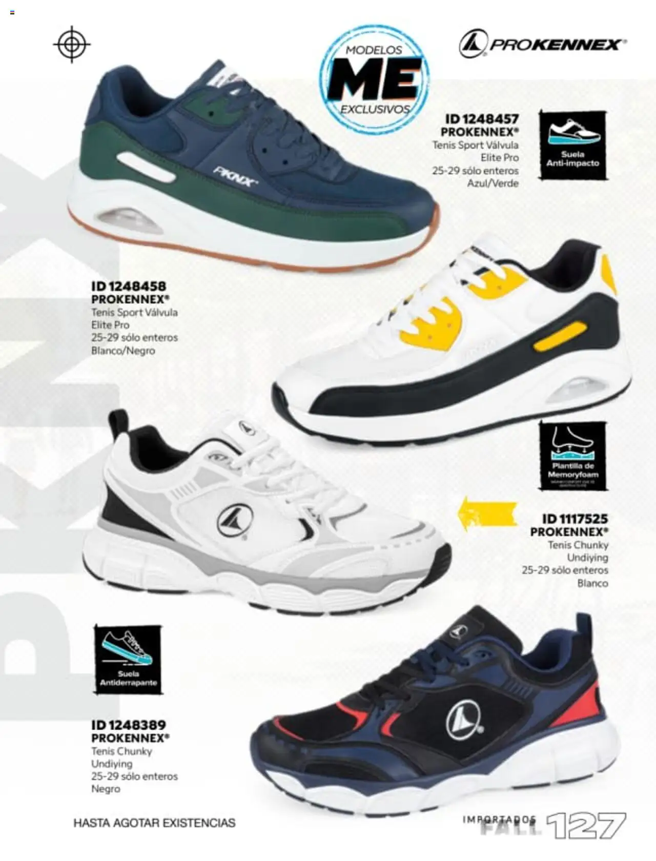 Nuevas ofertas de Price Shoes válidas en toda la República Mexicana desde el 18.08.2025. ¡Encuentra las mejores ofertas en Price Shoes - Catálogo Fall Importados! | Página: 127 | Productos: Tenis, Válvula