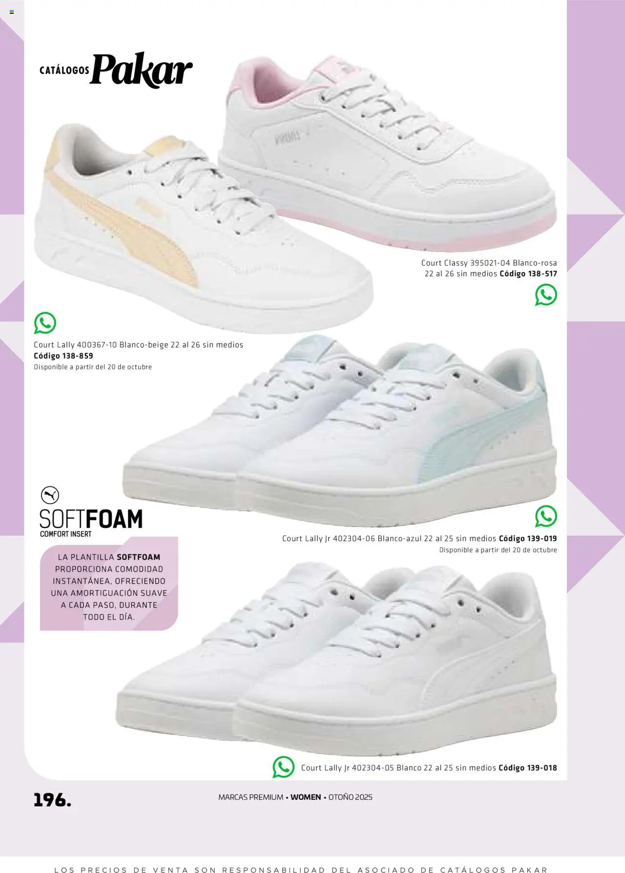 Nuevas ofertas de SC Pakar válidas en toda la República Mexicana desde el 29.08.2025. ¡Encuentra las mejores ofertas en SC Pakar - Catálogo Otoño Women! | Página: 196