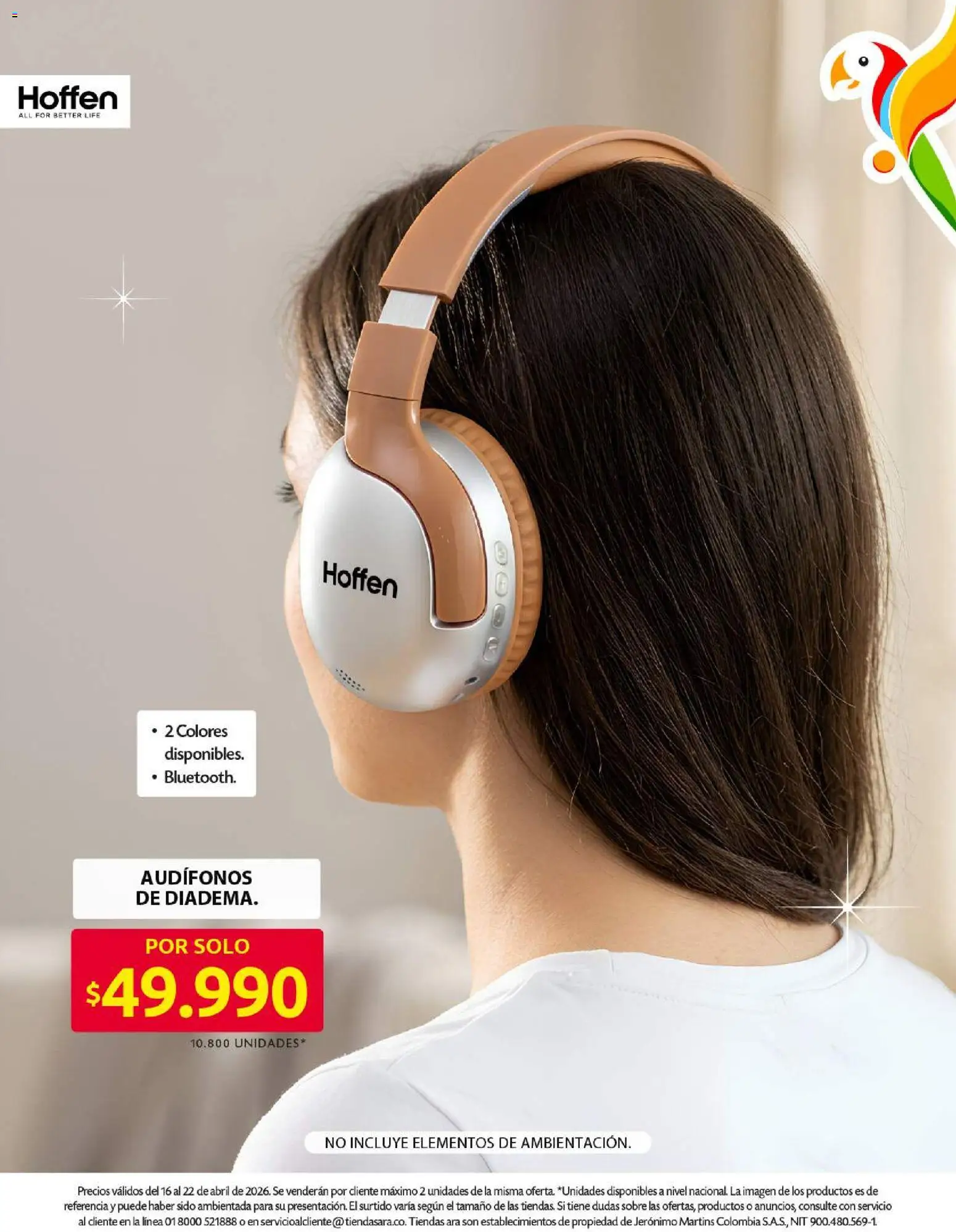 Ara revista - valida desde el 16.04.2026 | Página: 17 | Productos: Audífonos, Sobre