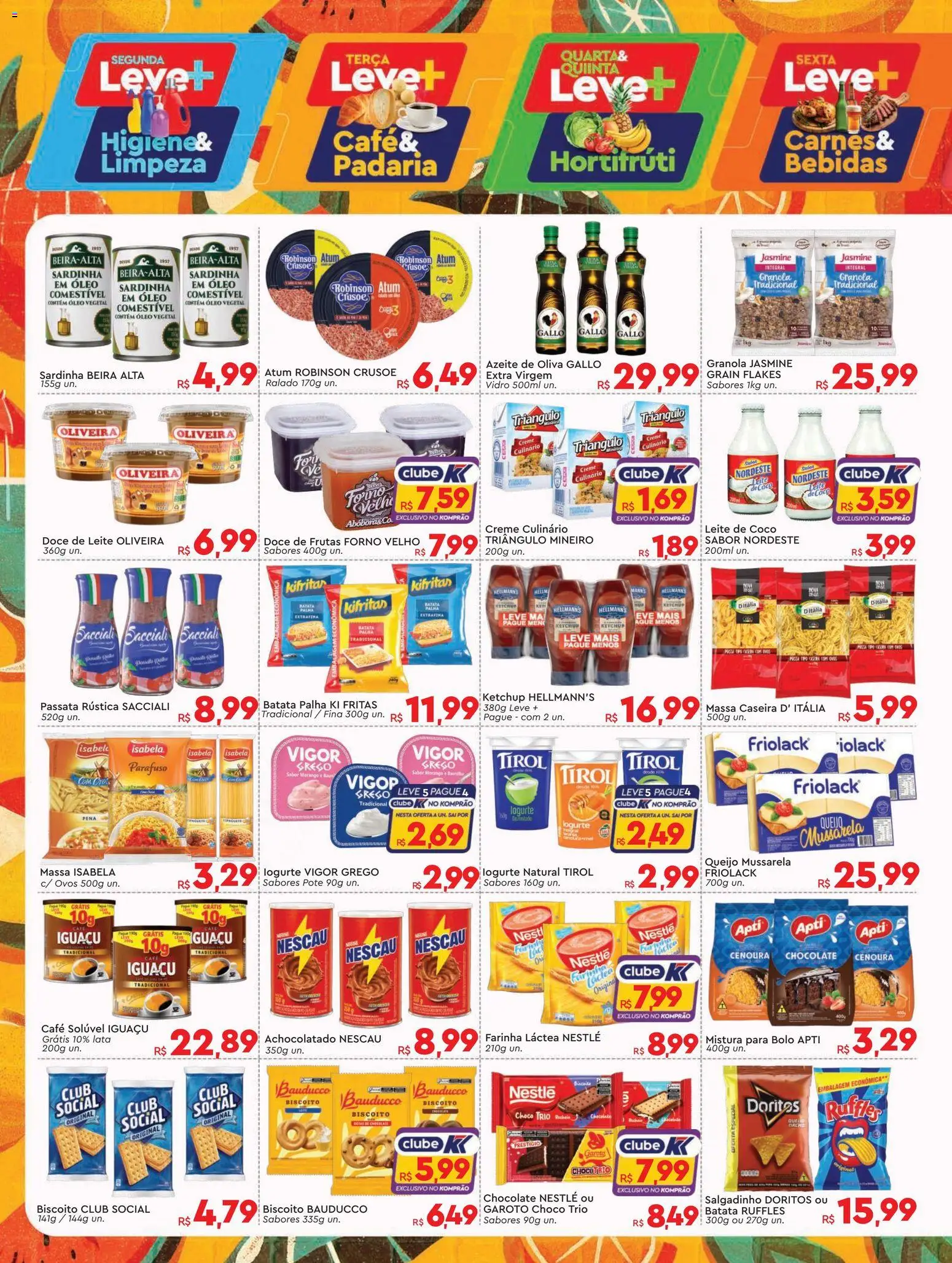 Komprao Atacadista Folheto - válido de 26.01.2026 | Página: 2 | Produtos: Biscoito, Queijo, Ketchup, Batata palha