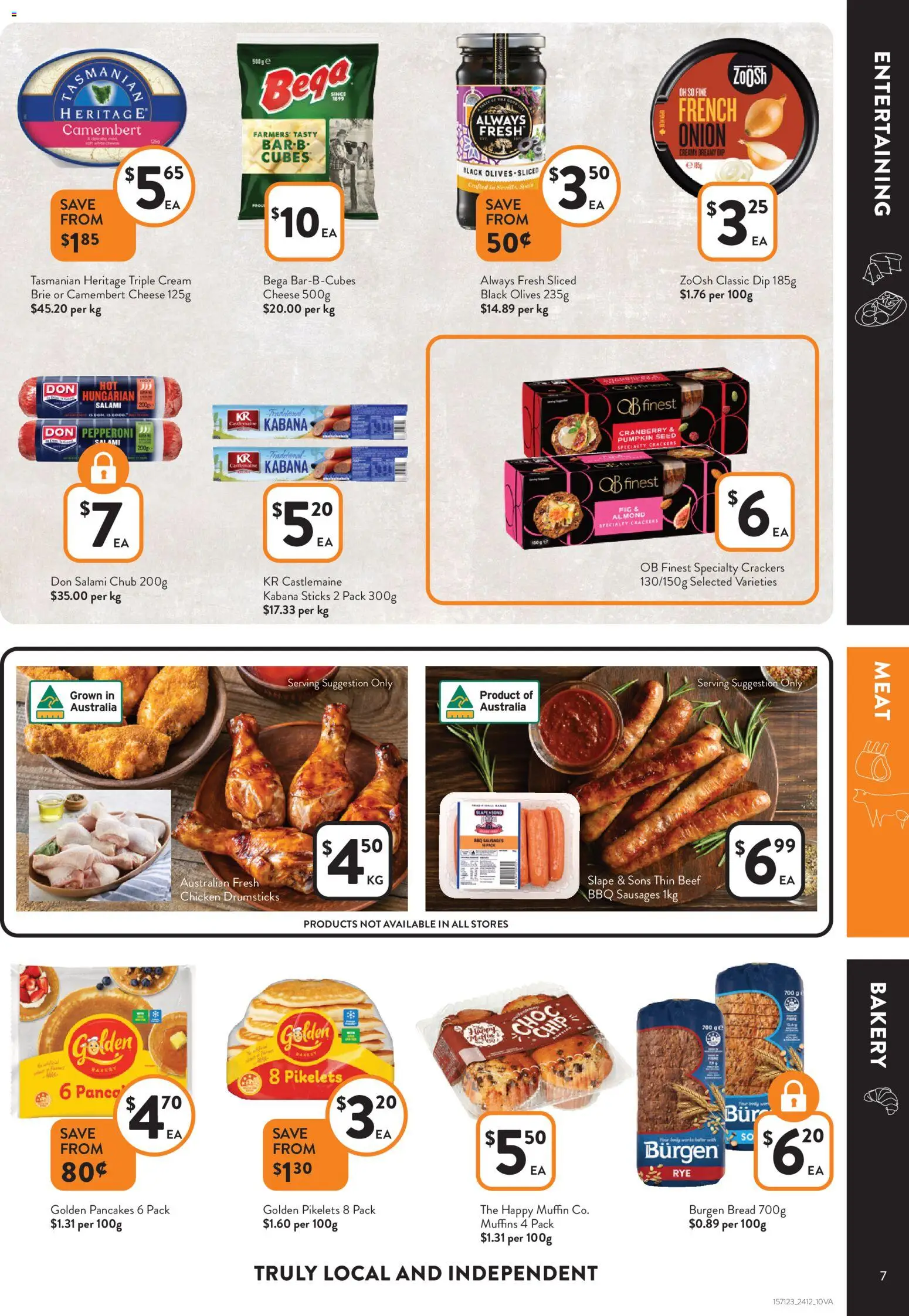 Foodworks catalogue - valid from 24.12.2025 | Page: 7 | Products: Muffins, Olives, Cream, Bakery