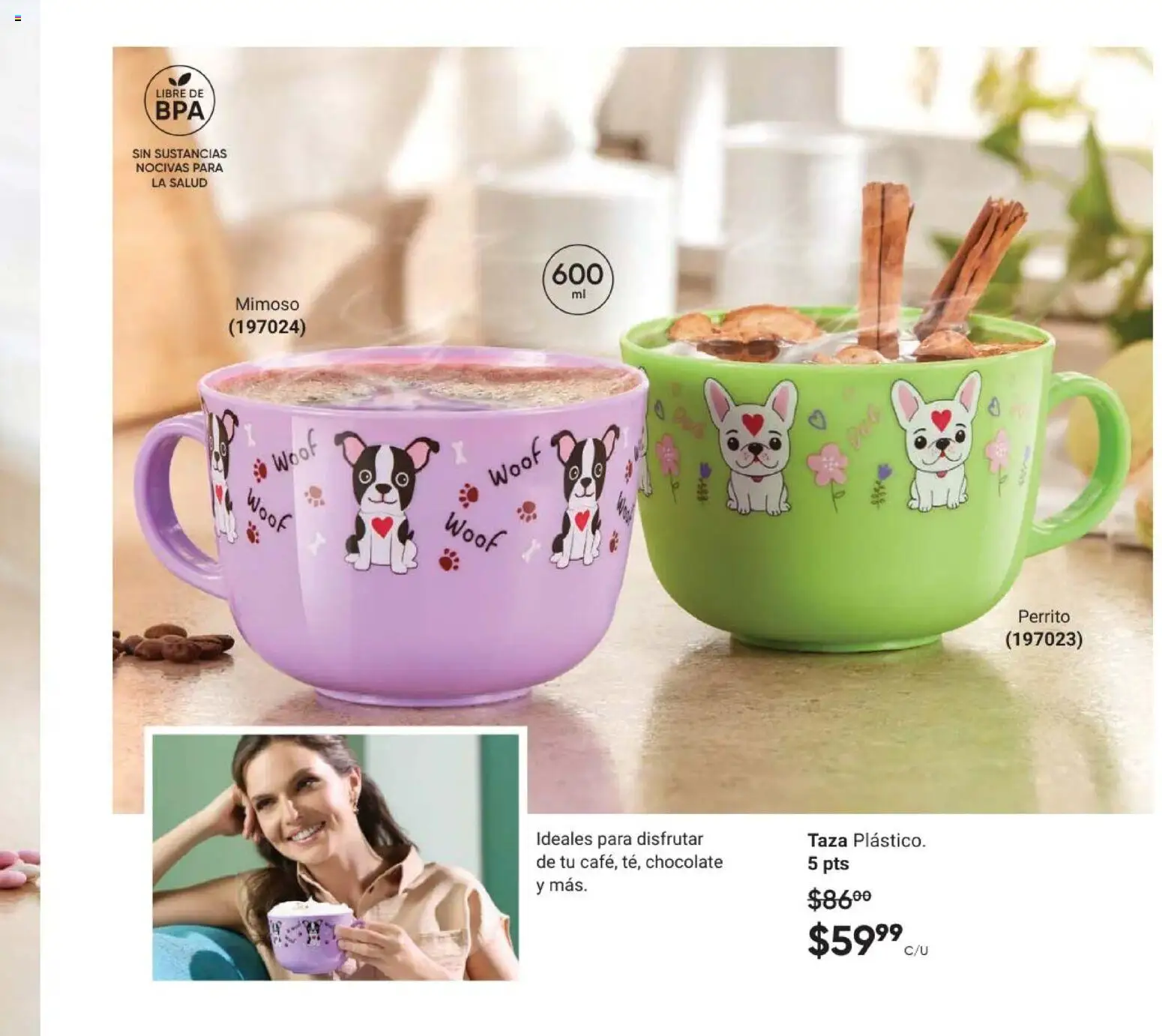 Nuevas ofertas de AVON válidas en toda la República Mexicana desde el 30.01.2026. ¡Encuentra las mejores ofertas en AVON Casa & Estilo 3 2026! | Página: 23 | Productos: Taza, Chocolate