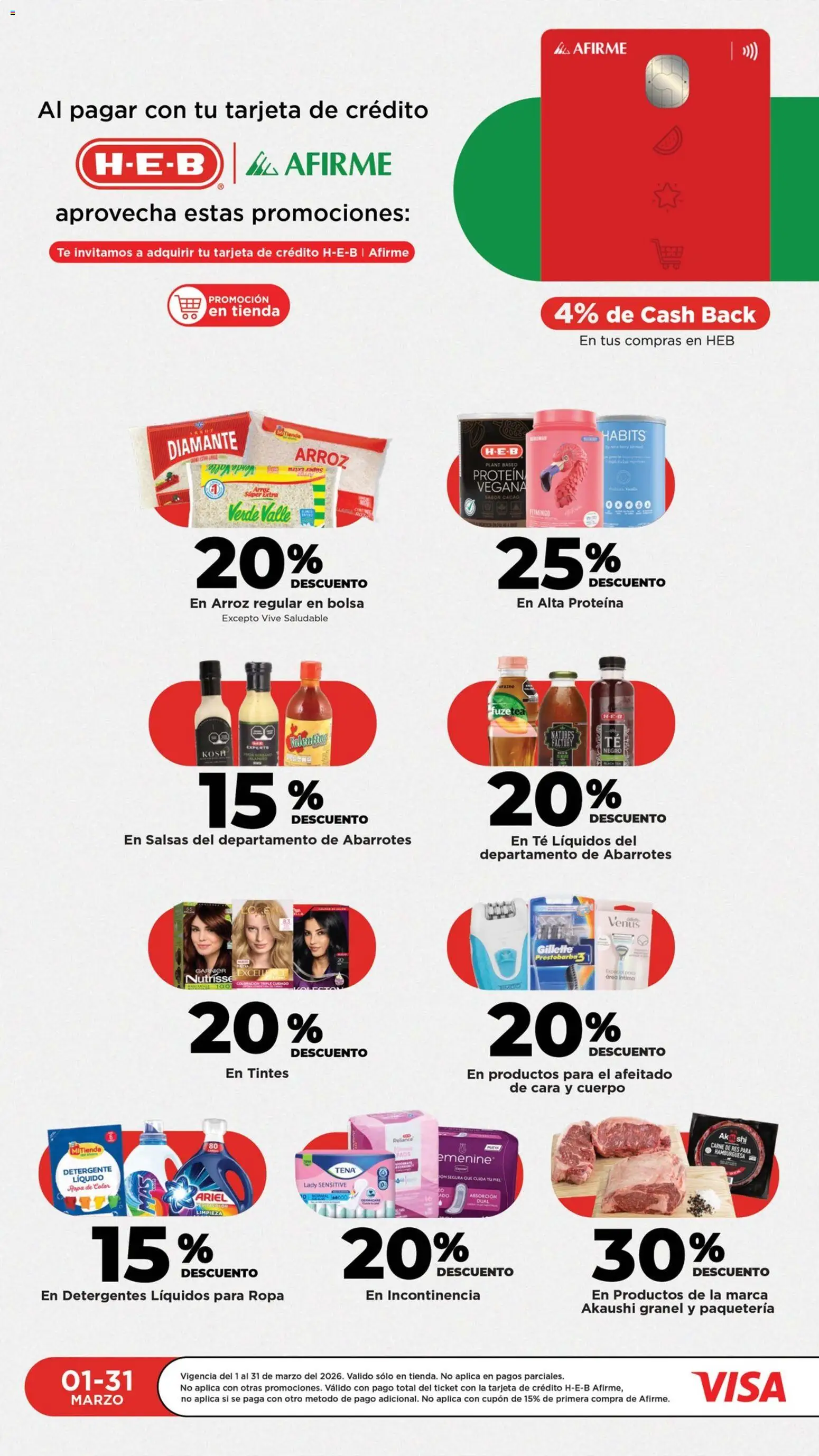Nuevas ofertas de H-E-B válidas en toda la República Mexicana desde el 06.03.2026. ¡Encuentra las mejores ofertas en H-E-B folleto! | Página: 19 | Productos: Detergente, Bolsa, Ropa, Té