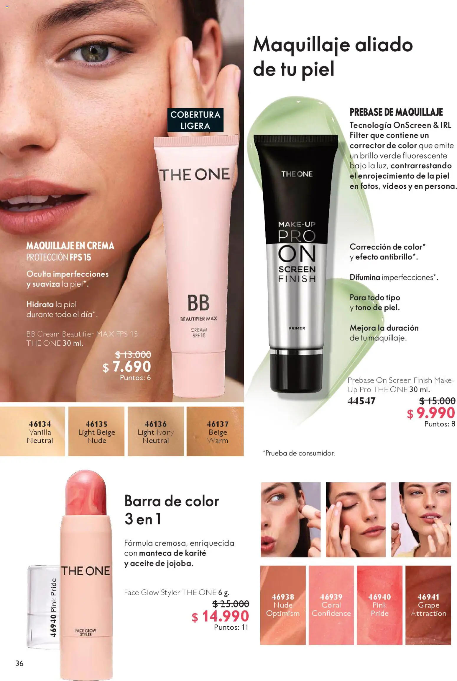 Oriflame catálogo │ válido desde el 14.02.2026 | Página: 36 | Productos: Maquillaje, Manteca, Corrector, Crema