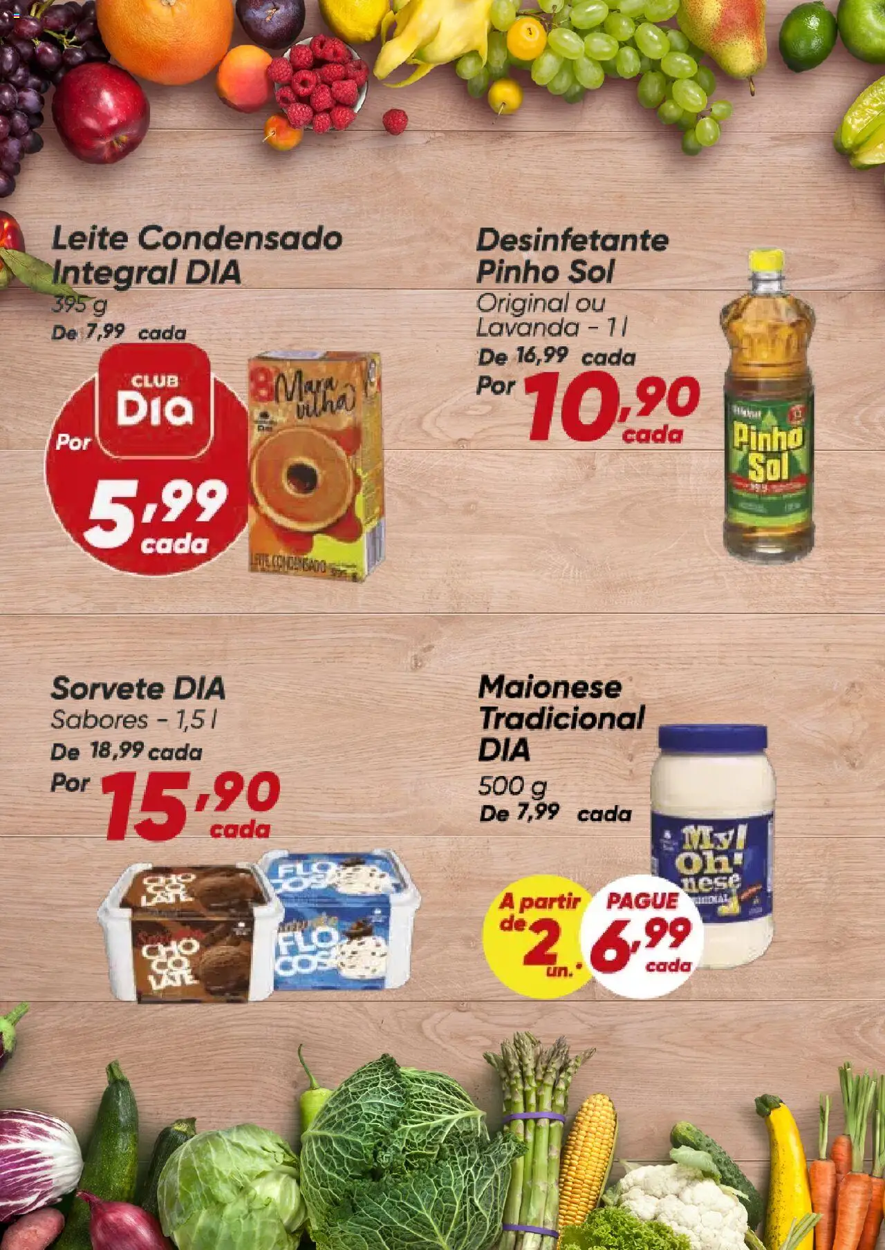 Dia Folheto - válido de 11.08.2025 | Página: 4 | Produtos: Leite, Sorvete, Leite condensado, Desinfetante