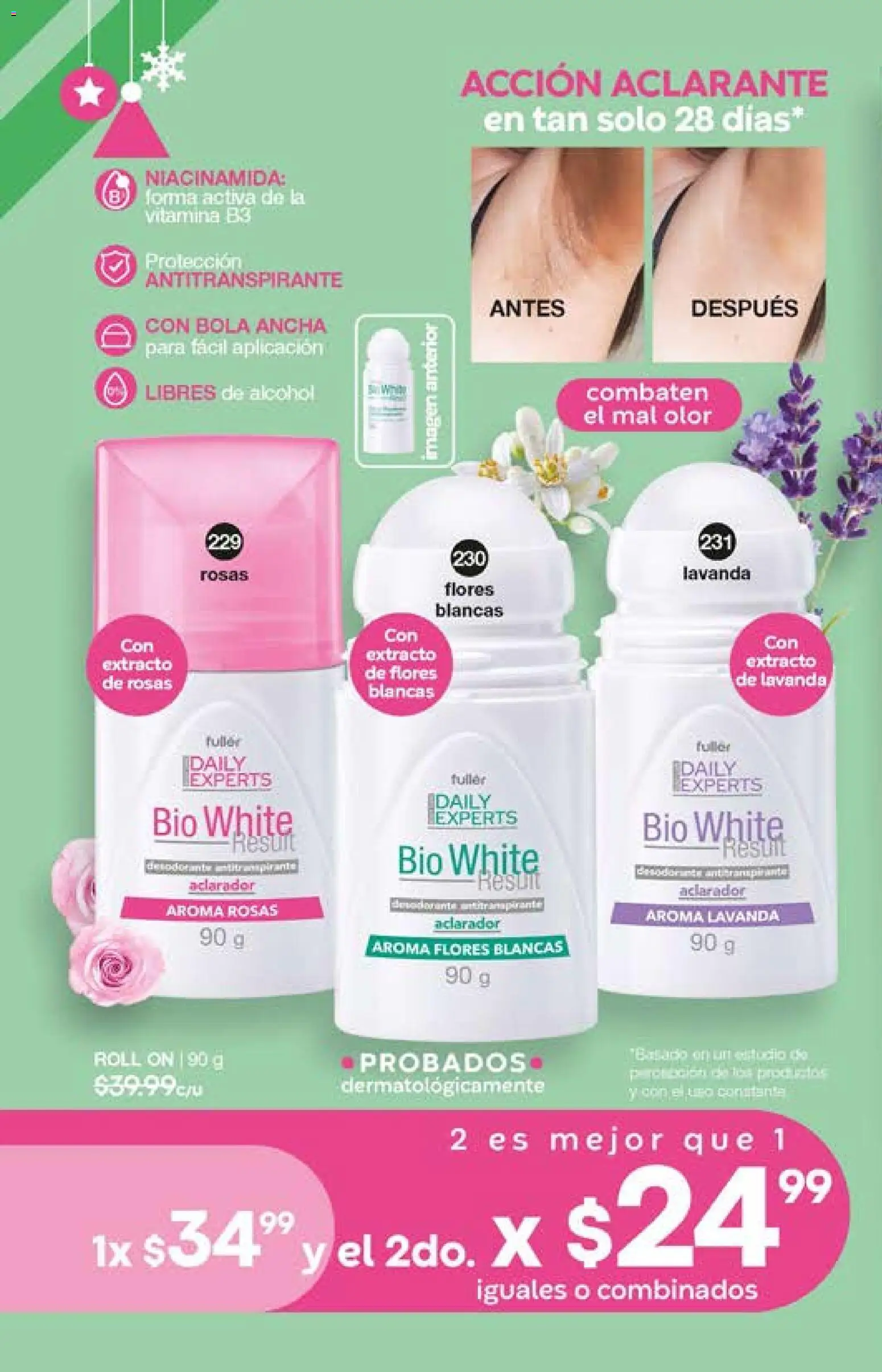 Nuevas ofertas de Fuller válidas en toda la República Mexicana desde el 29.10.2025. ¡Encuentra las mejores ofertas en Fuller campaña 15 2025! | Página: 116 | Productos: Antitranspirante, Aclarante