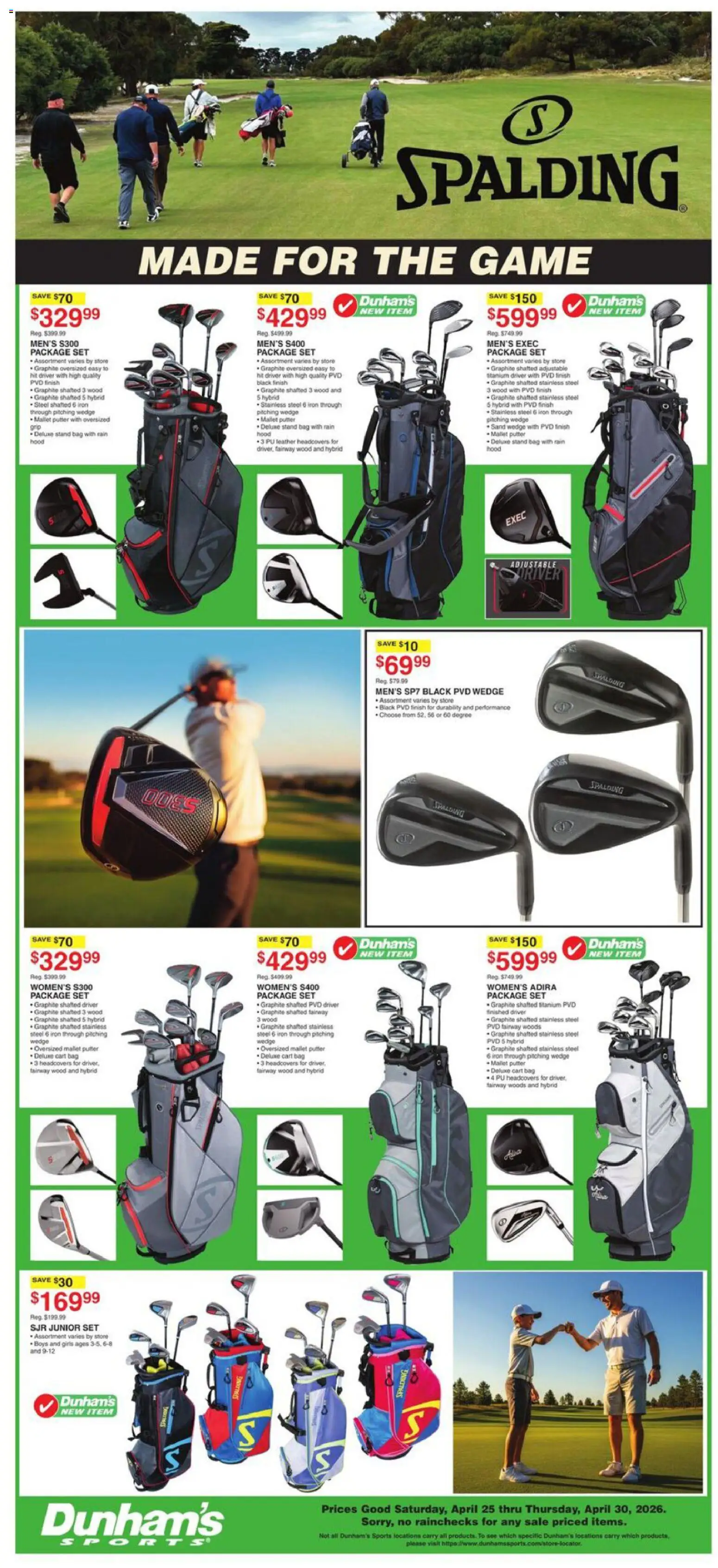 Dunham's Sports Weekly Ad - valid from 25.04.2026 | Page: 8 | Products: Game, Bag, Iron