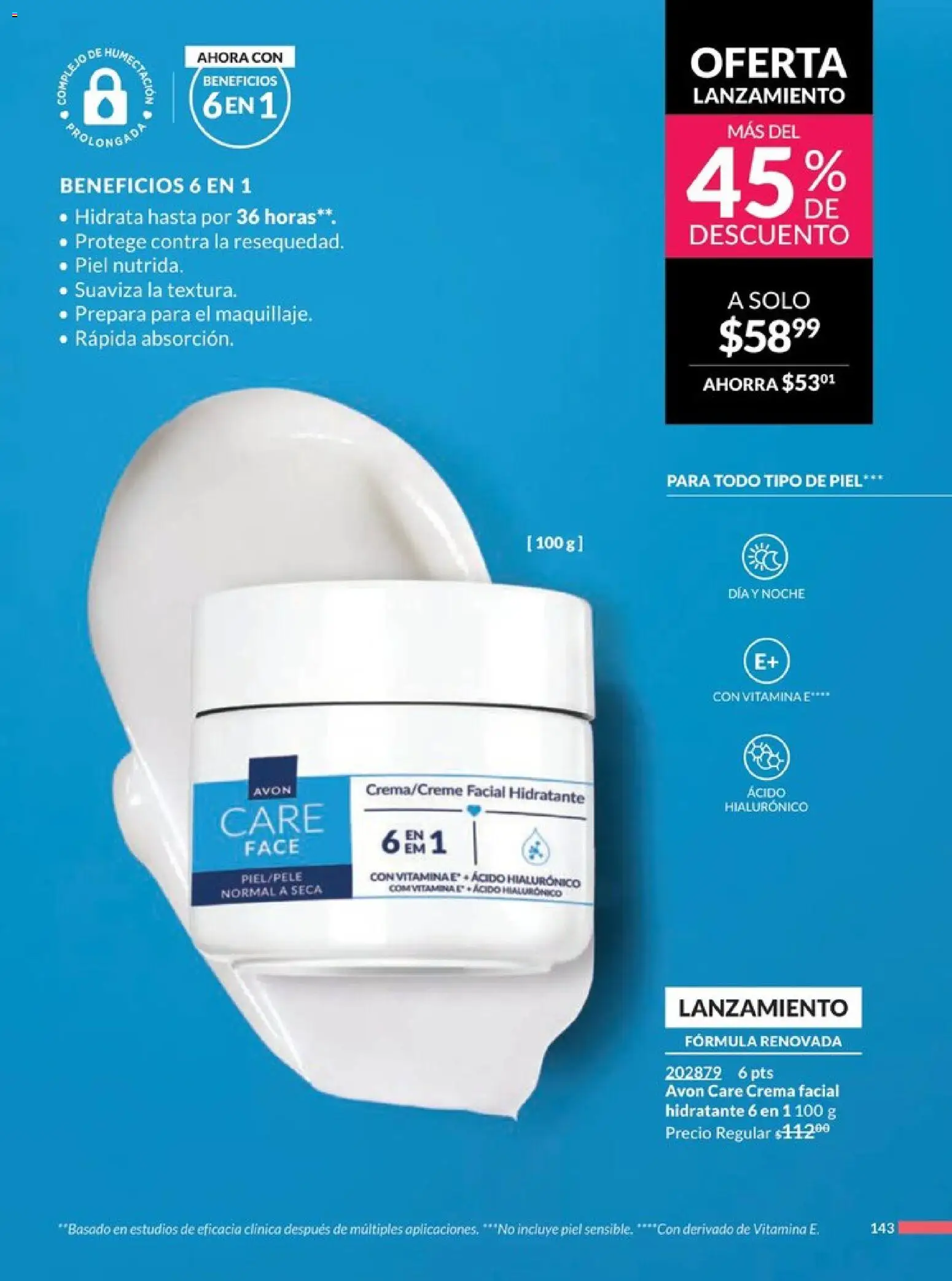 Nuevas ofertas de AVON válidas en toda la República Mexicana desde el 20.12.2025. ¡Encuentra las mejores ofertas en AVON campaña 1 2026! | Página: 150 | Productos: Crema