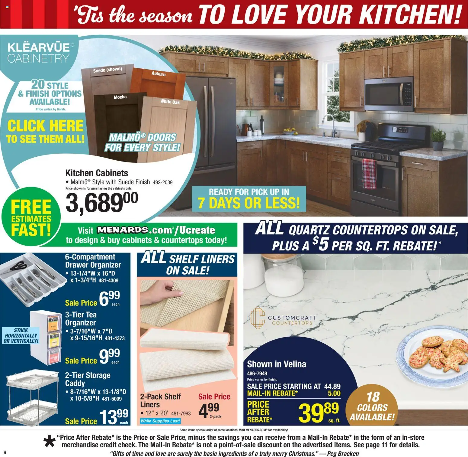 Menards Weekly Ad - valid from 04.12.2025 | Page: 10 | Products: Shelf, Tea