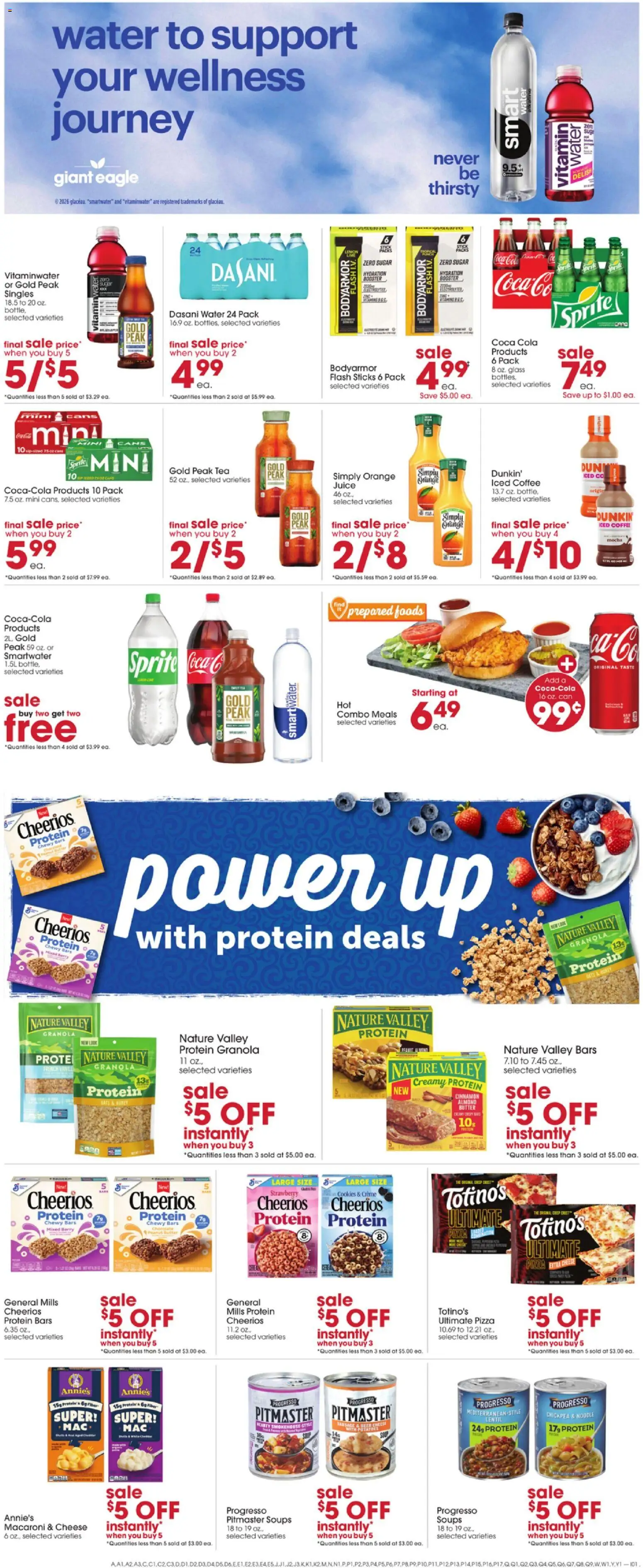 Giant Eagle Weekly Ad - valid from 15.01.2026 | Page: 3 | Products: Chocolate, Juice, Beer, Water