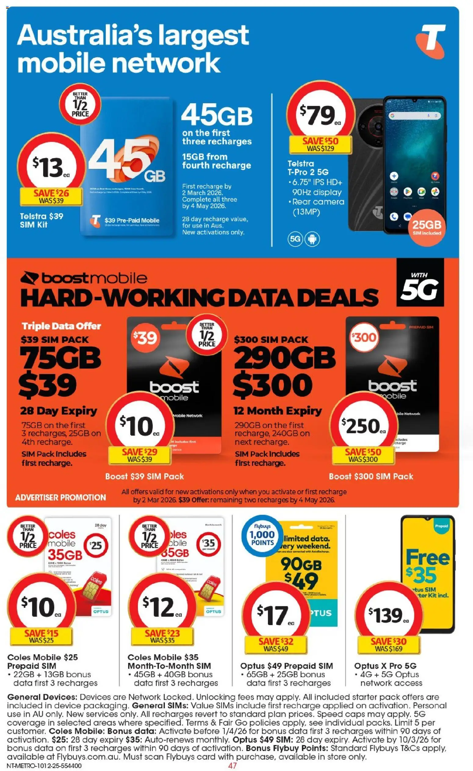 Coles catalogue - valid from 10.12.2025 | Page: 48 | Products: Device, Camera, Mobile