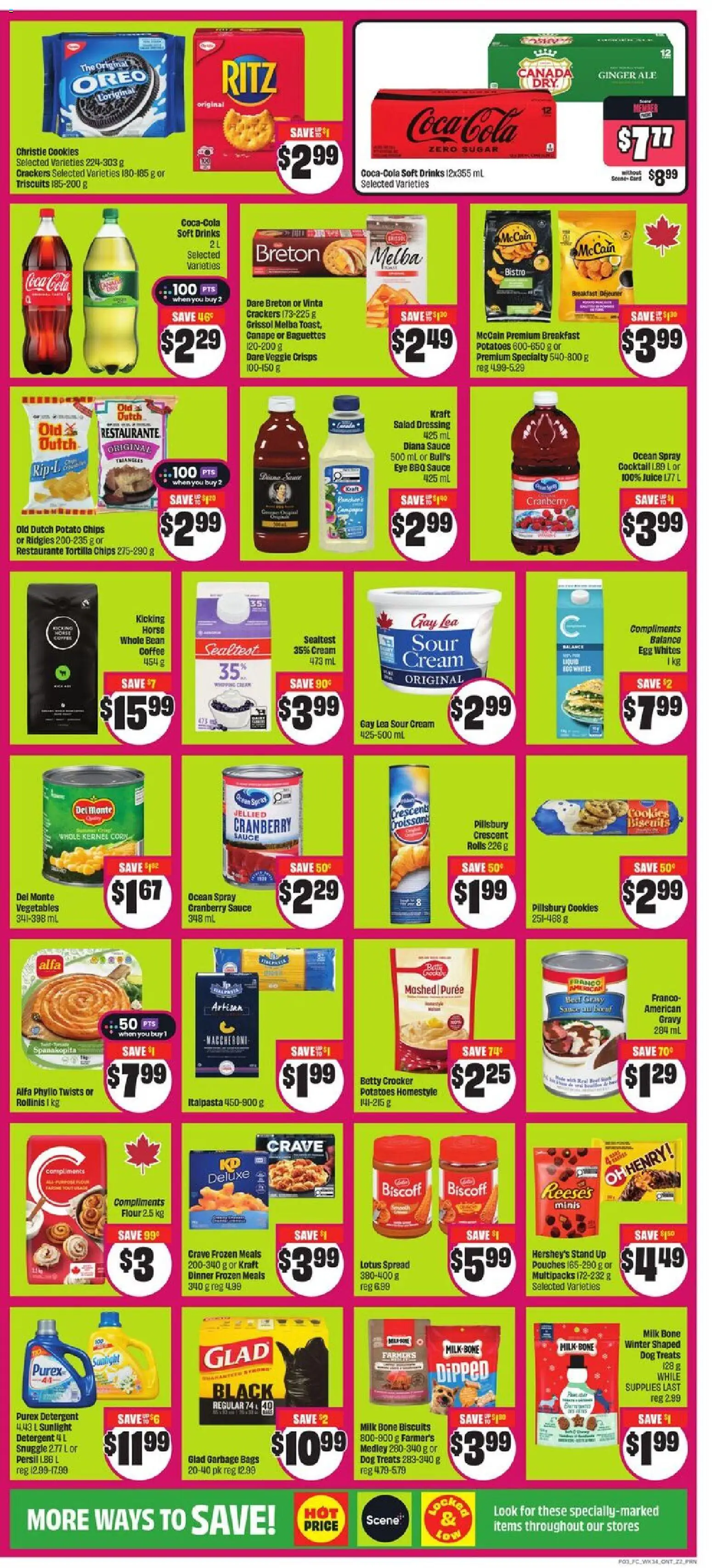 FreshCo flyer valid from 18.12.2025 | Page: 4 | Products: Detergent, Milk, Coffee, Juice