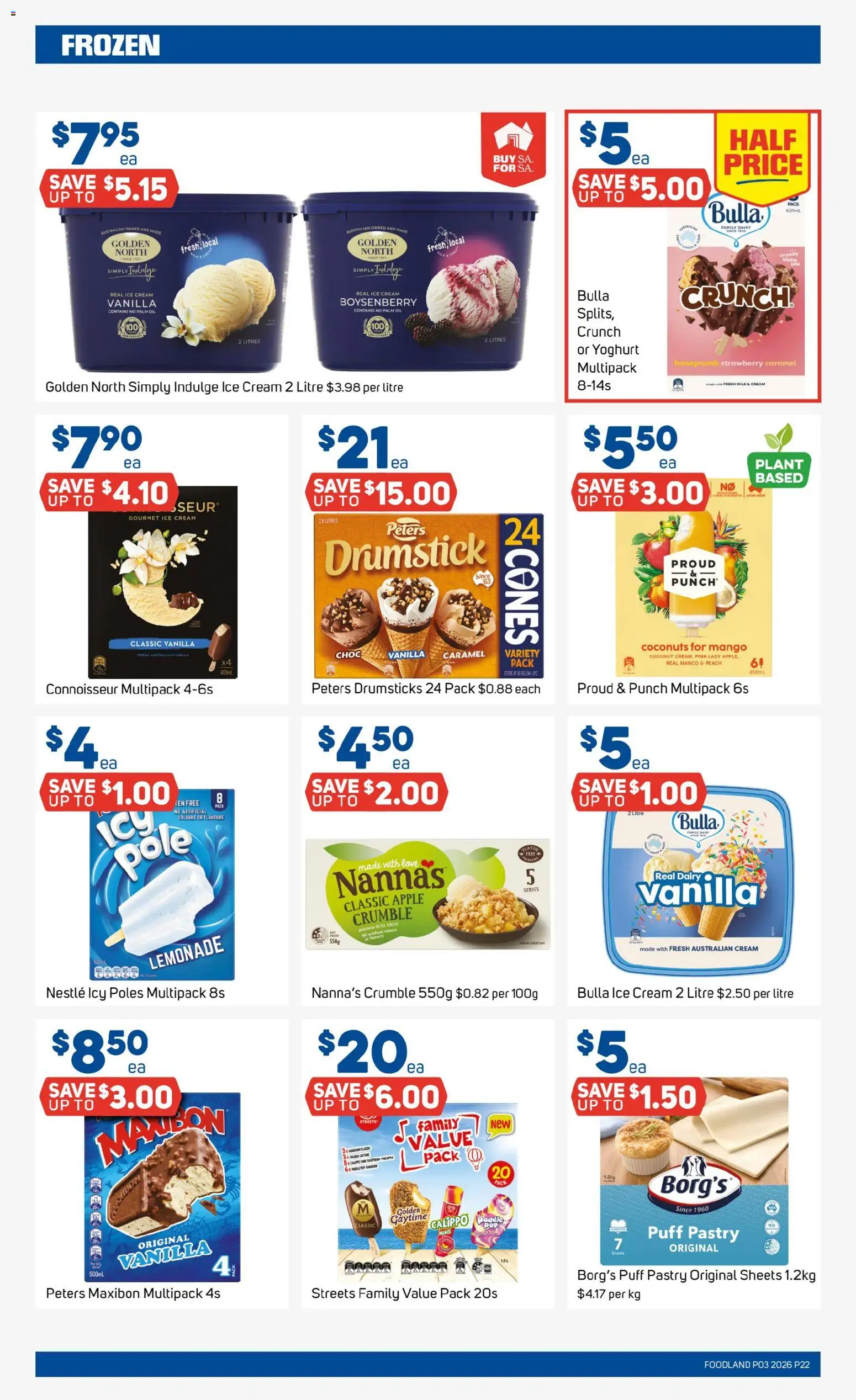 Foodland catalogue - valid from 14.01.2026 | Page: 22 | Products: Plant, Yoghurt, Mango, Peach