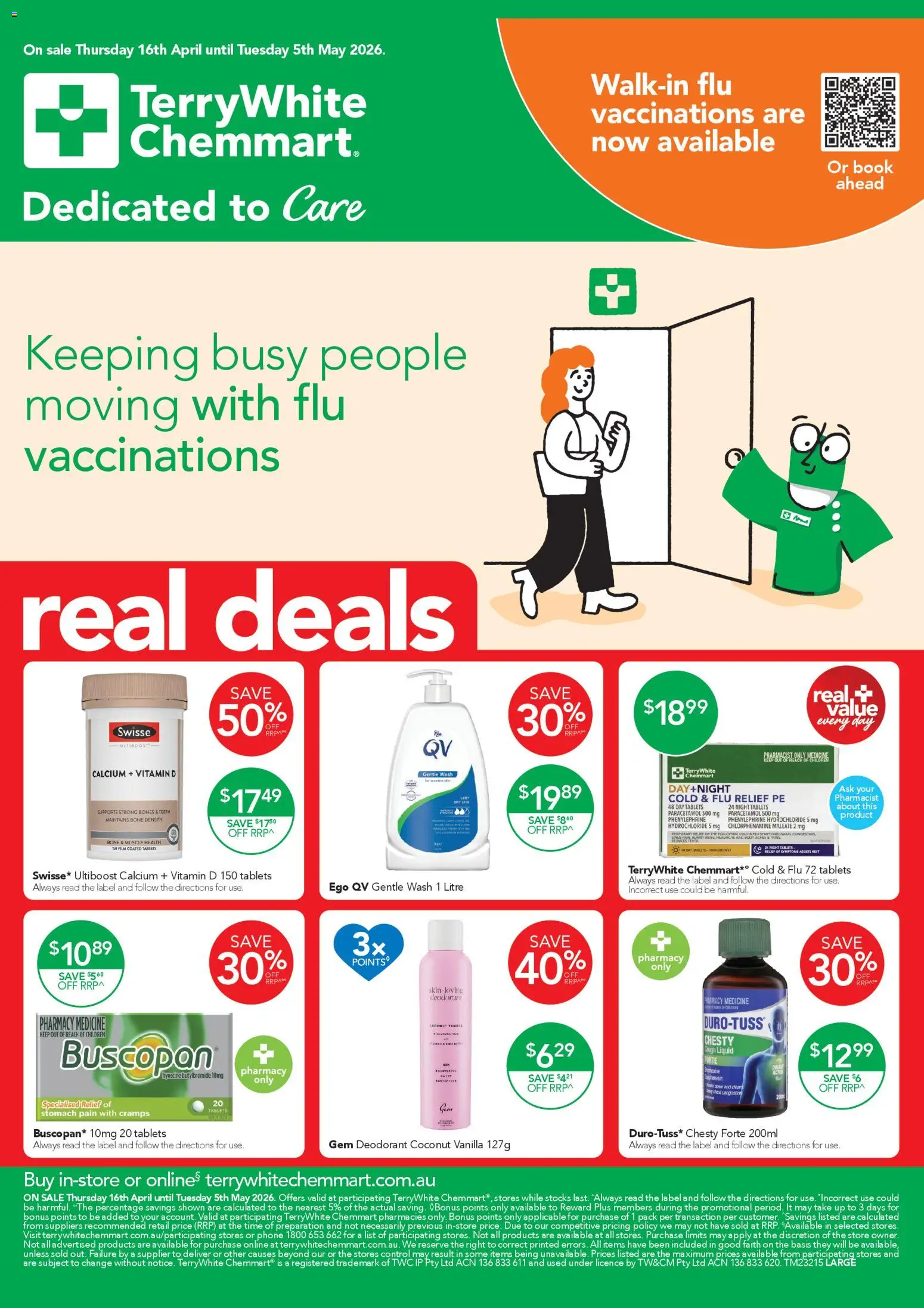 Terry White catalogue - valid from 16.04.2026 | Page: 28 | Products: Deodorant, Tablet, Sinus, Vitamin