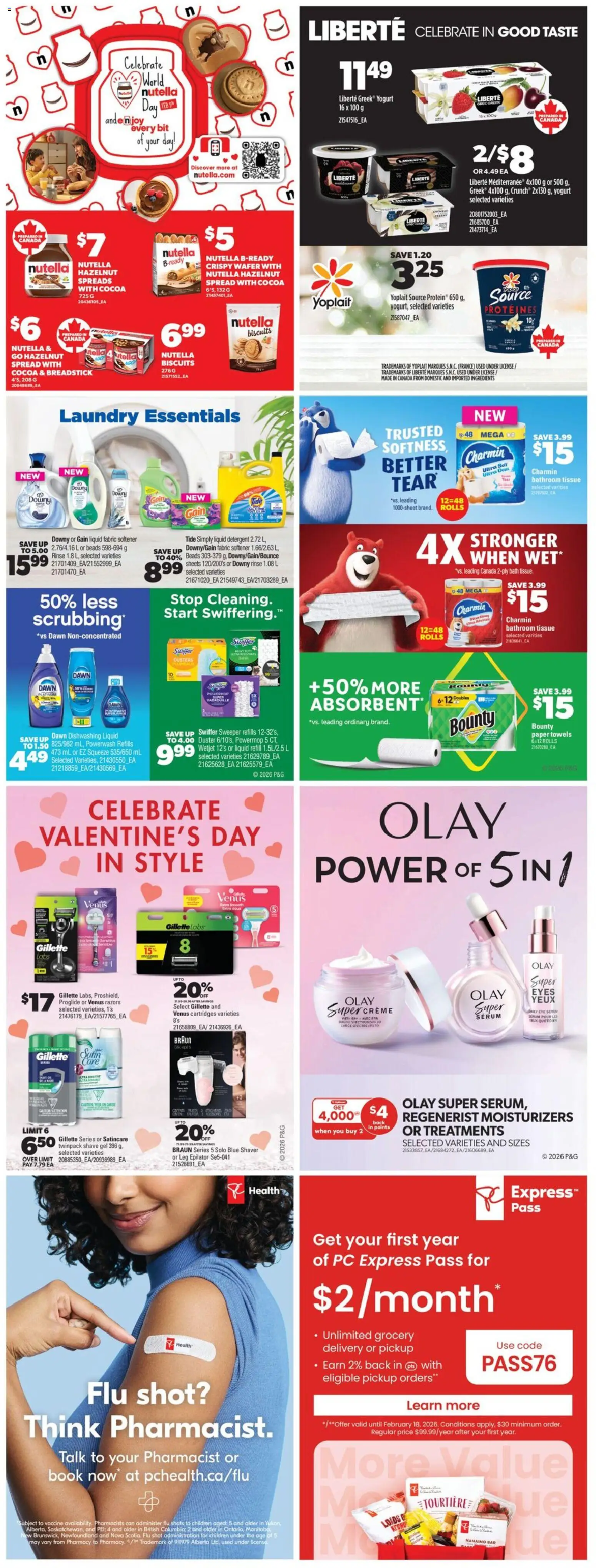 Real Canadian Superstore flyer valid from 05.02.2026 | Page: 41 | Products: PC, Shaver, Bath, Yogurt