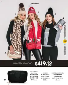Vista previa de Andrea - Catálogo Invierno, nuevo folleto de la tienda, válido en México a partir del 13.10.2025 | Página: 179 | Productos: Bufanda