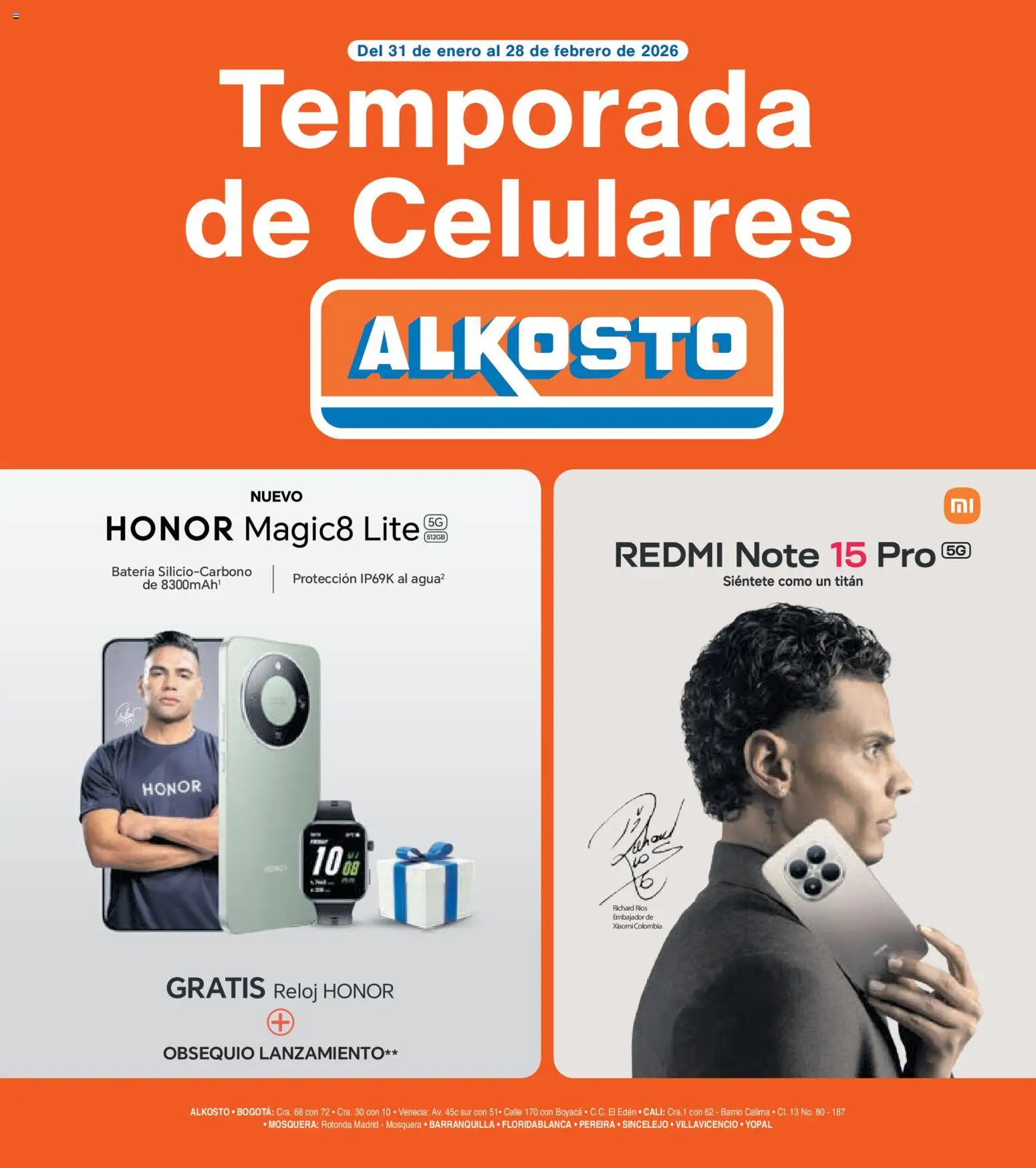 Alkosto revista - valida desde el 31.01.2026 | Página: 9 | Productos: Reloj, Batería