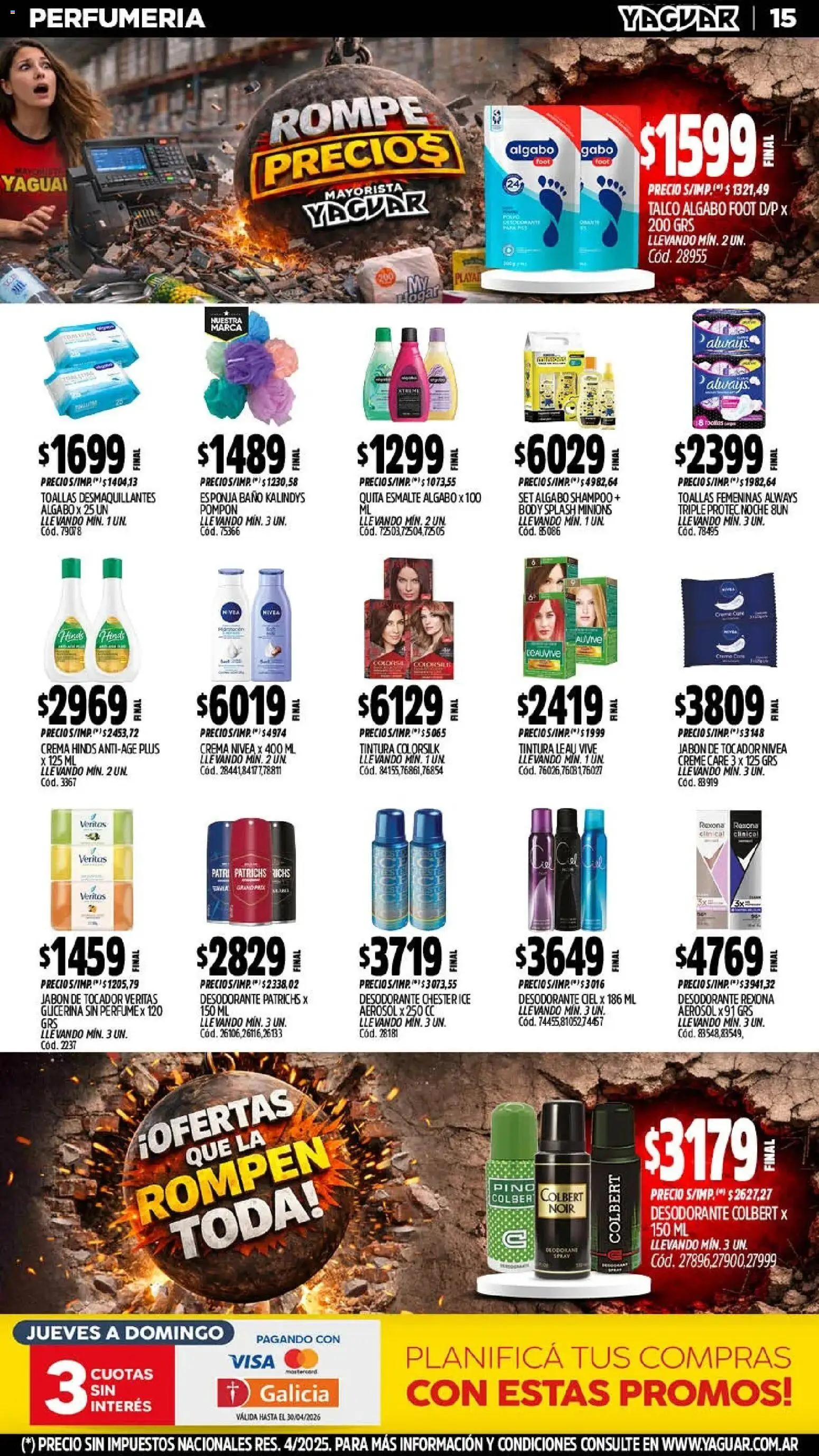 Yaguar - Oferta Semanal San Juan │ válido desde el 20.04.2026 | Página: 16 | Productos: Body, Baño, Perfume, Shampoo