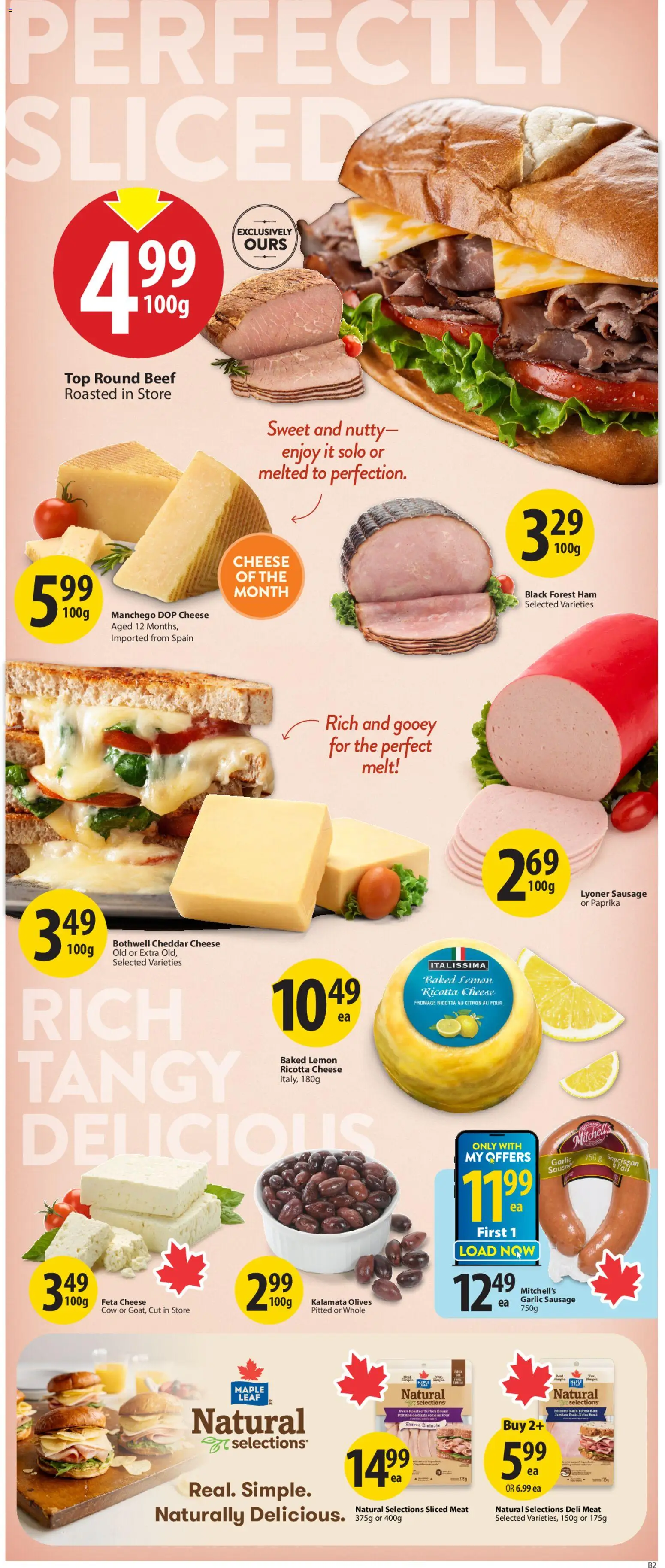 Save on foods flyer valid from 26.02.2026 | Page: 11 | Products: Beef, Turkey, Cheese, Ham