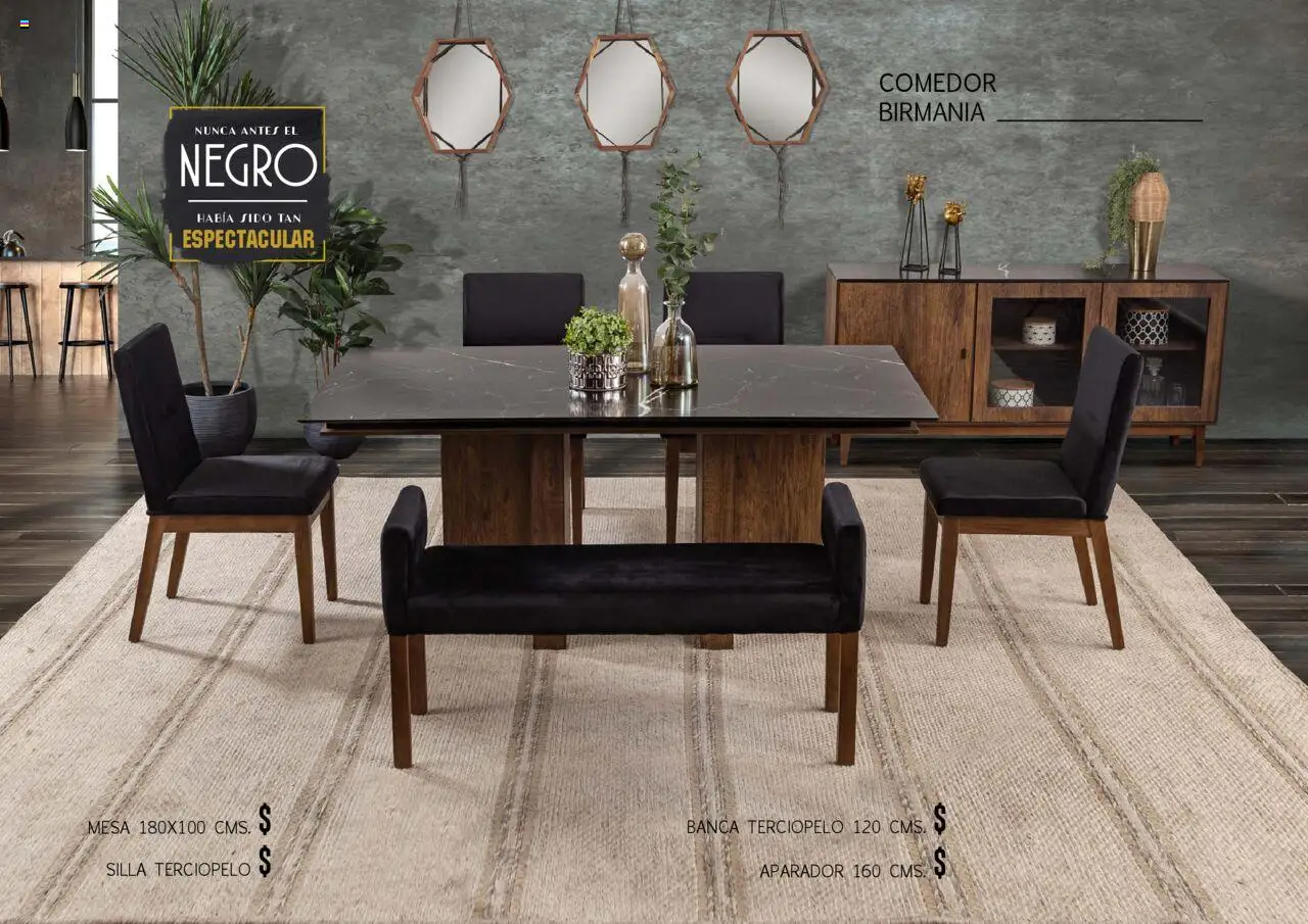 Nuevas ofertas de Muebles Dico válidas en toda la República Mexicana desde el 25.10.2024. ¡Encuentra las mejores ofertas en Muebles Dico catálogo Black Chicago! | Página: 8 | Productos: Silla, Mesa, Aparador
