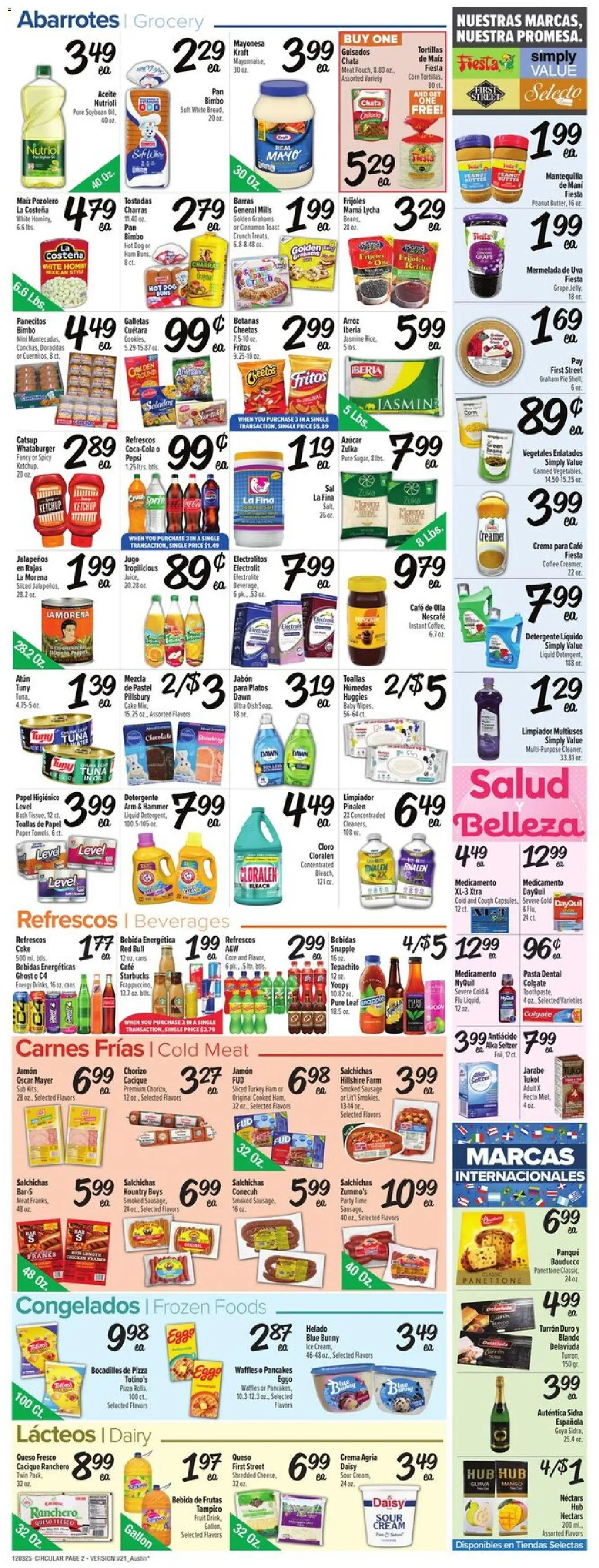 Fiesta Mart Weekly Ad - valid from 03.12.2025 | Page: 2 | Products: Coffee, Ham, Pasta, Mango